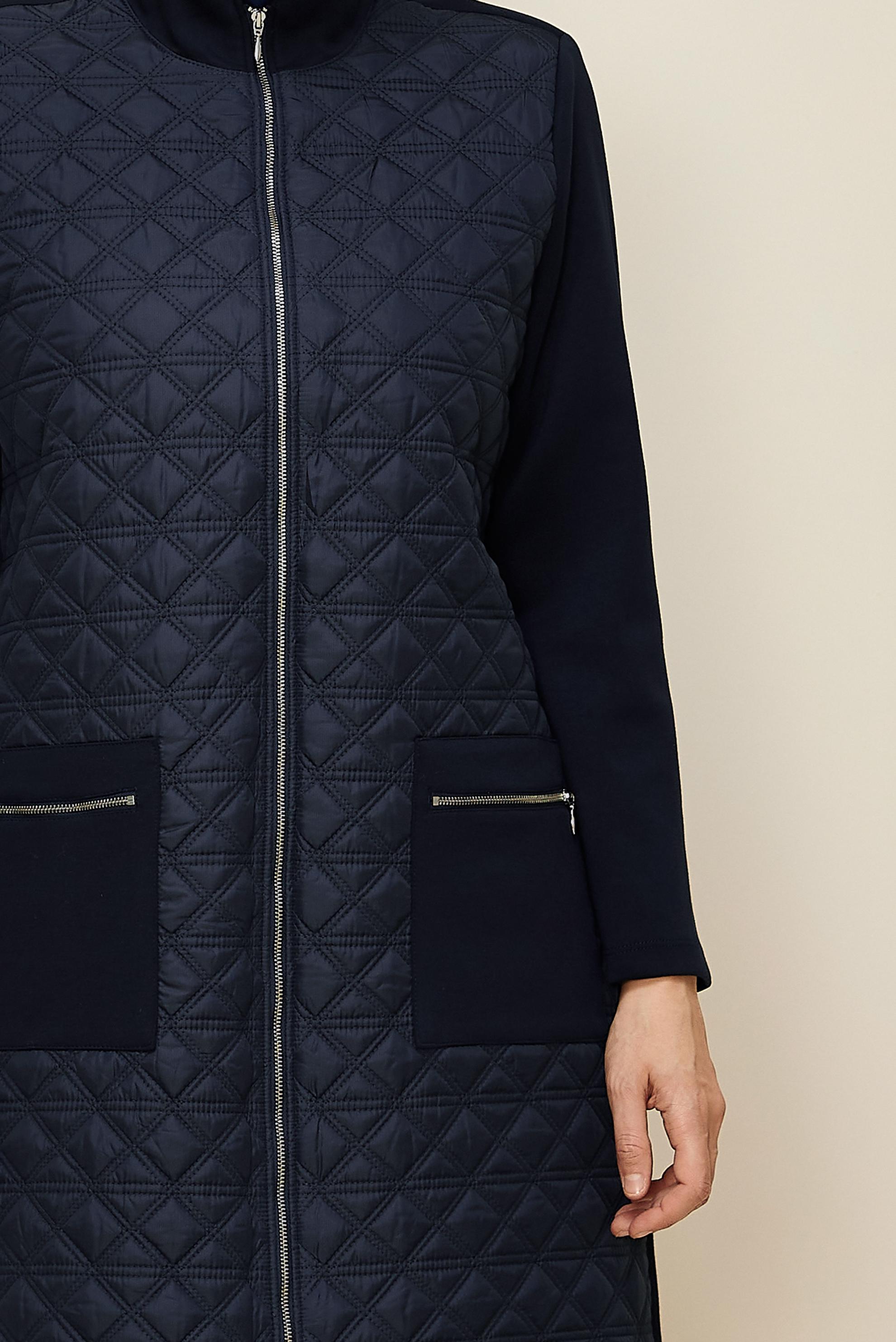 Vêtements hijab BLEU MARINE VESTE GRANDE TAILLE 20645