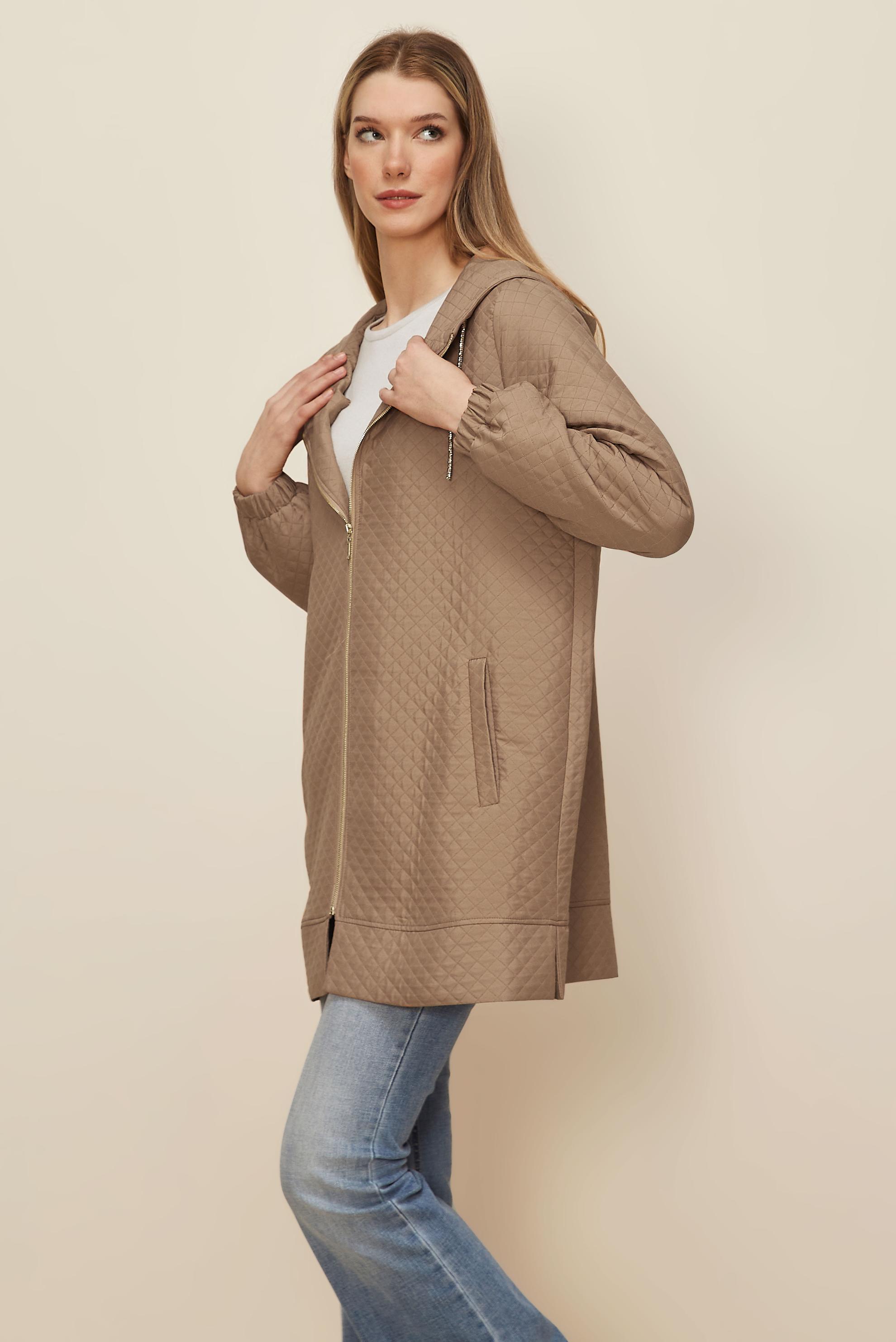 Tesettür giyim KAHVE KAPİTONE GİY ÇIK 45290