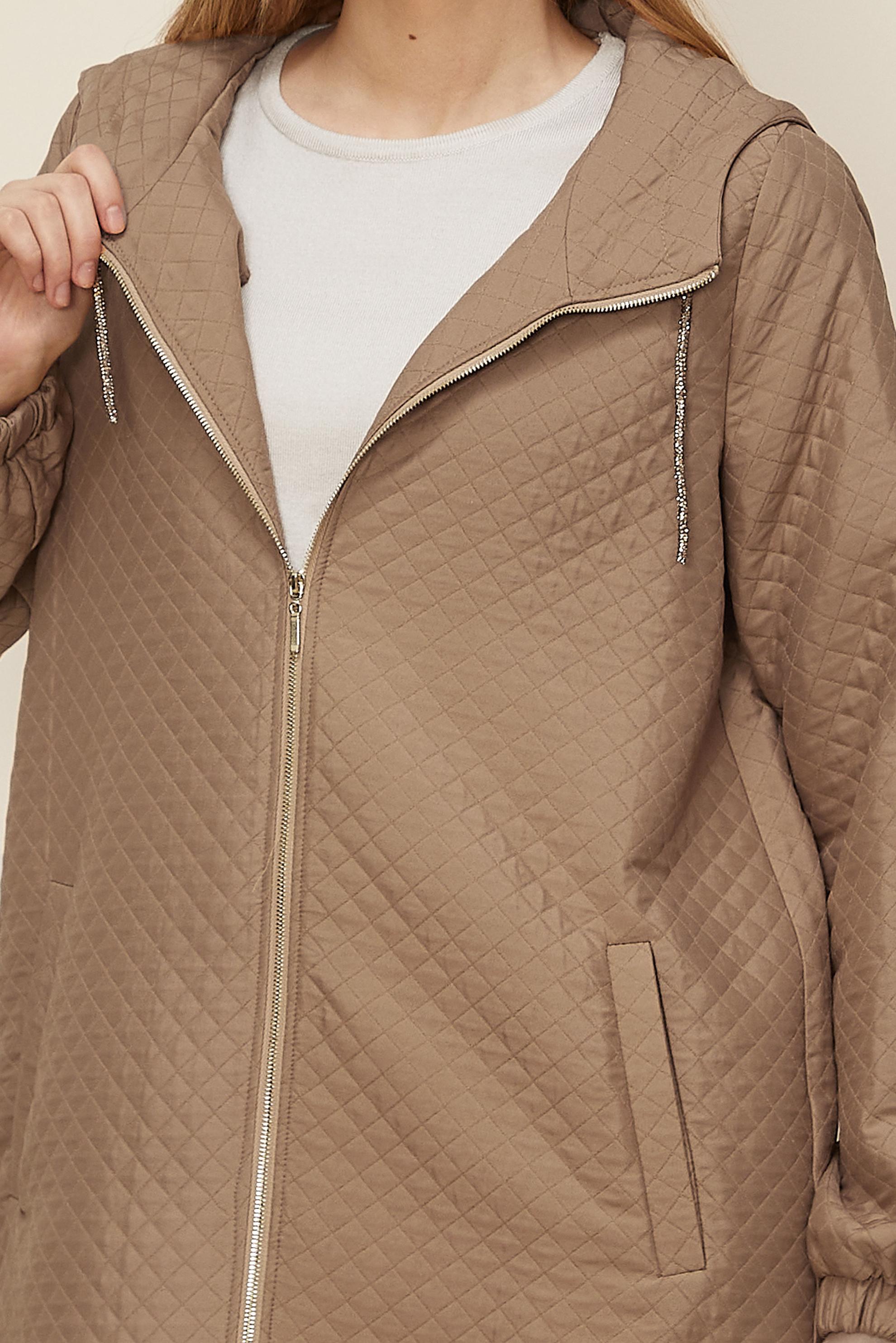 Tesettür giyim KAHVE KAPİTONE GİY ÇIK 45290