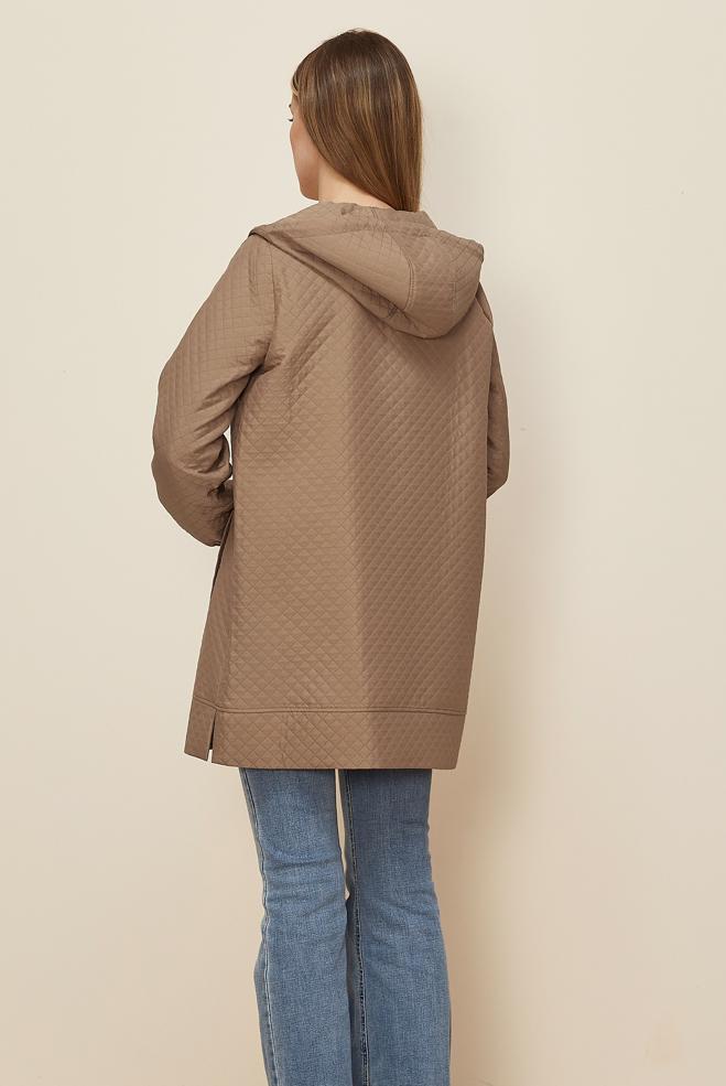 Tesettür giyim KAHVE KAPİTONE GİY ÇIK 45290 - ALVİNA