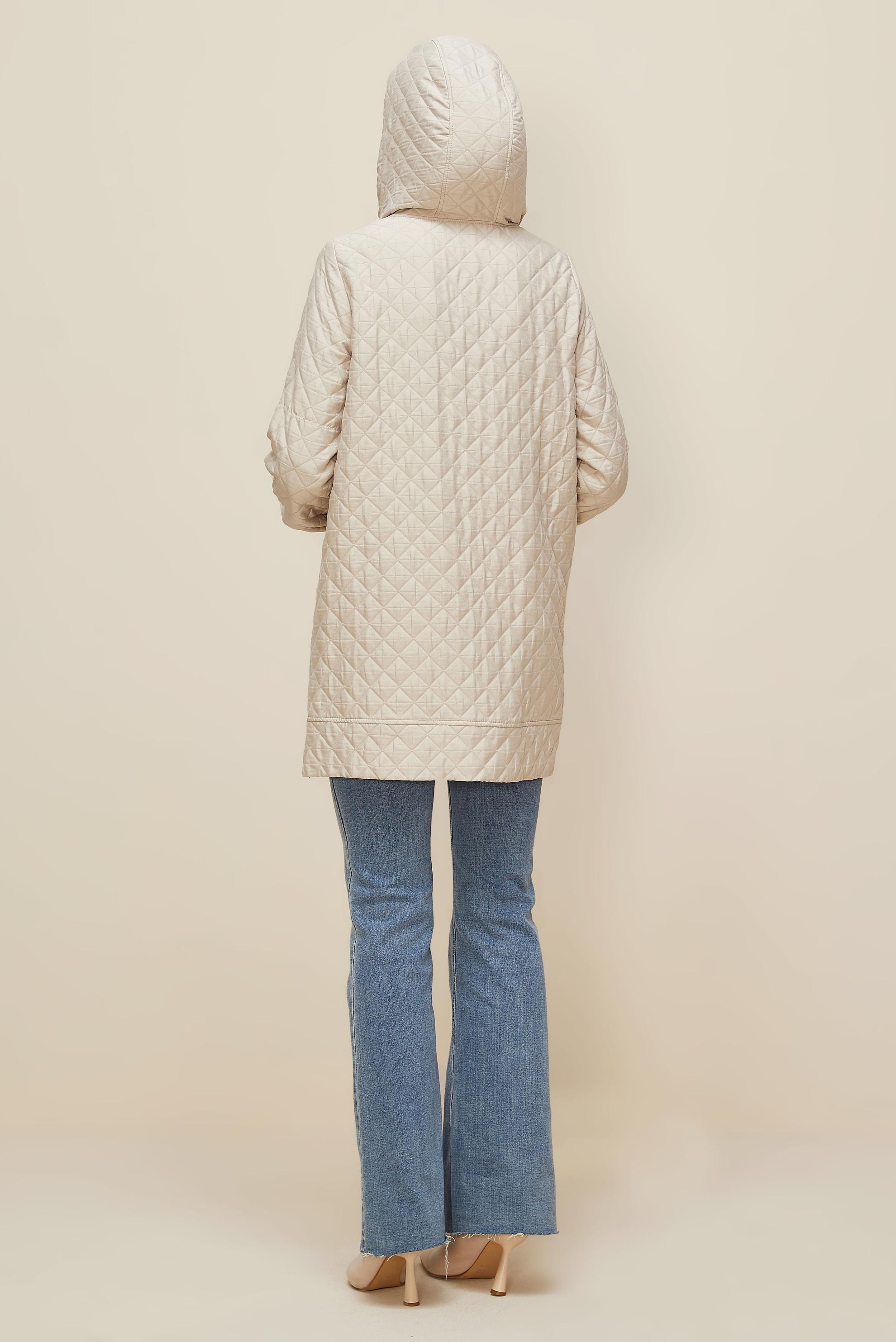 Hijab clothing BEIGE QUILTED JACKET 45290