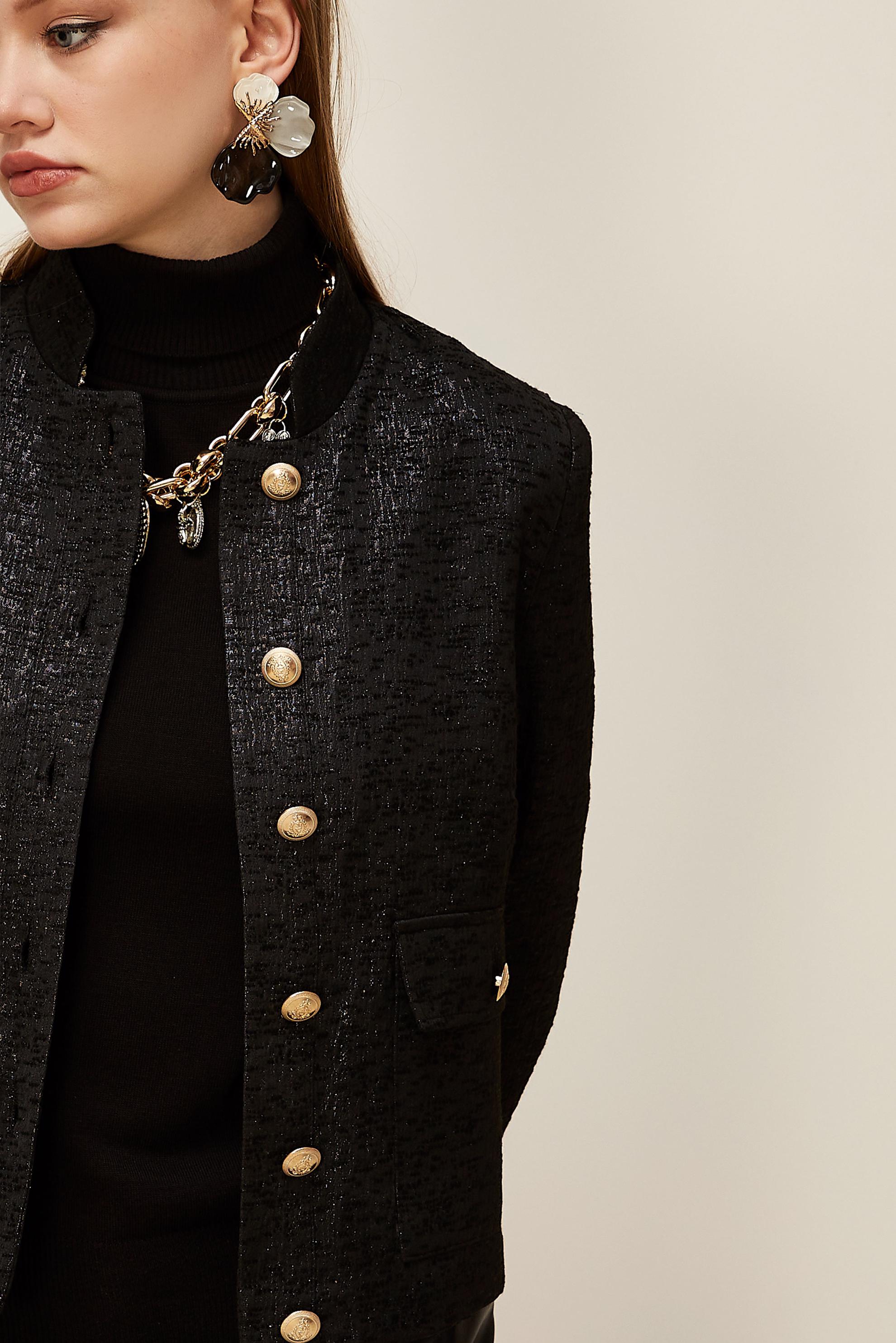 Tesettür giyim SİYAH JAKAR CEKET 45936