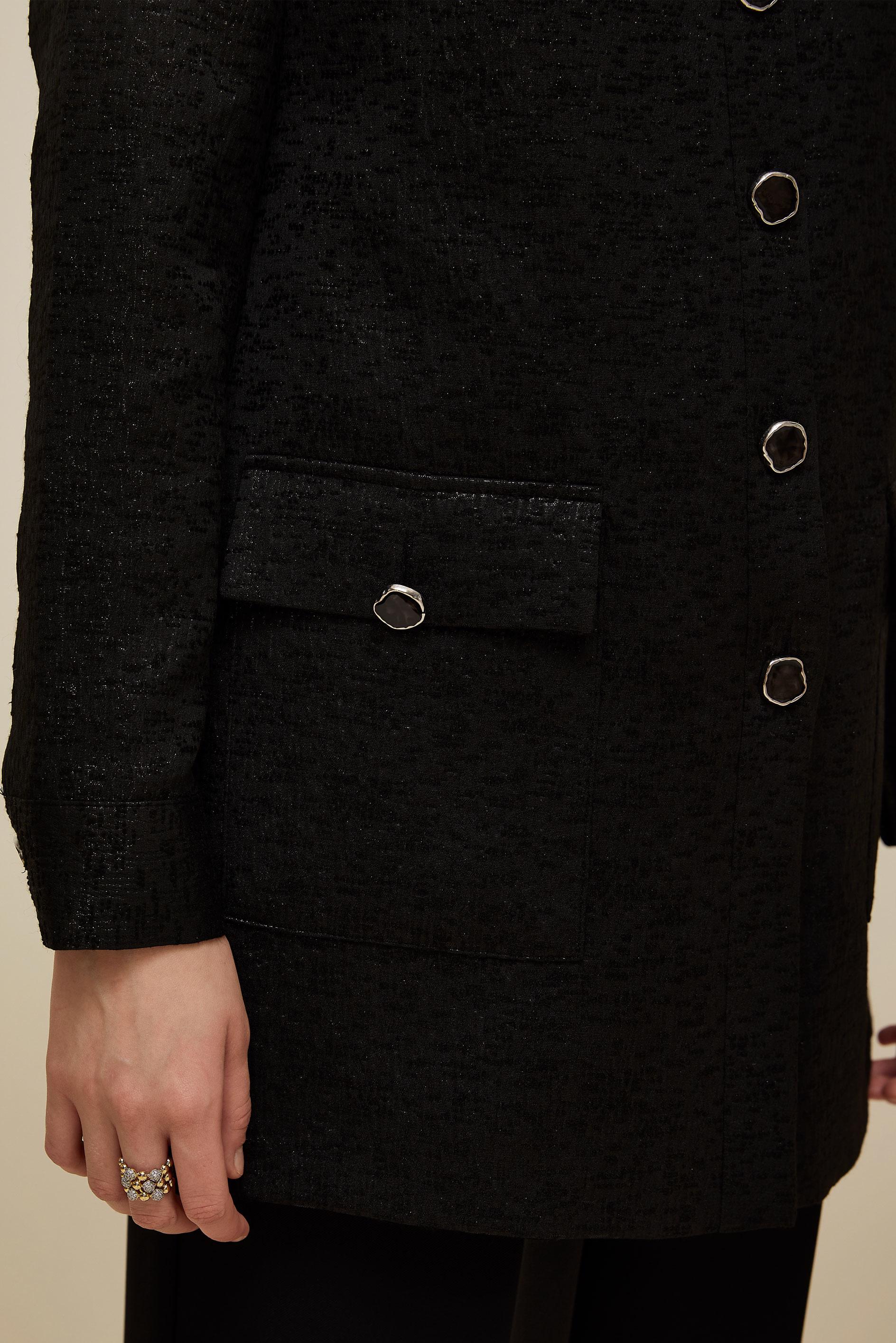 Tesettür giyim SİYAH JAKAR CEKET 45938