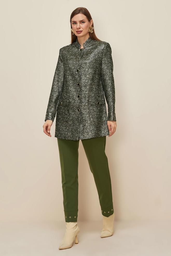 Tesettür giyim ALTIN 45938 JAKAR 77521 CEKET 38-44 TEK 42 - ALVİNA