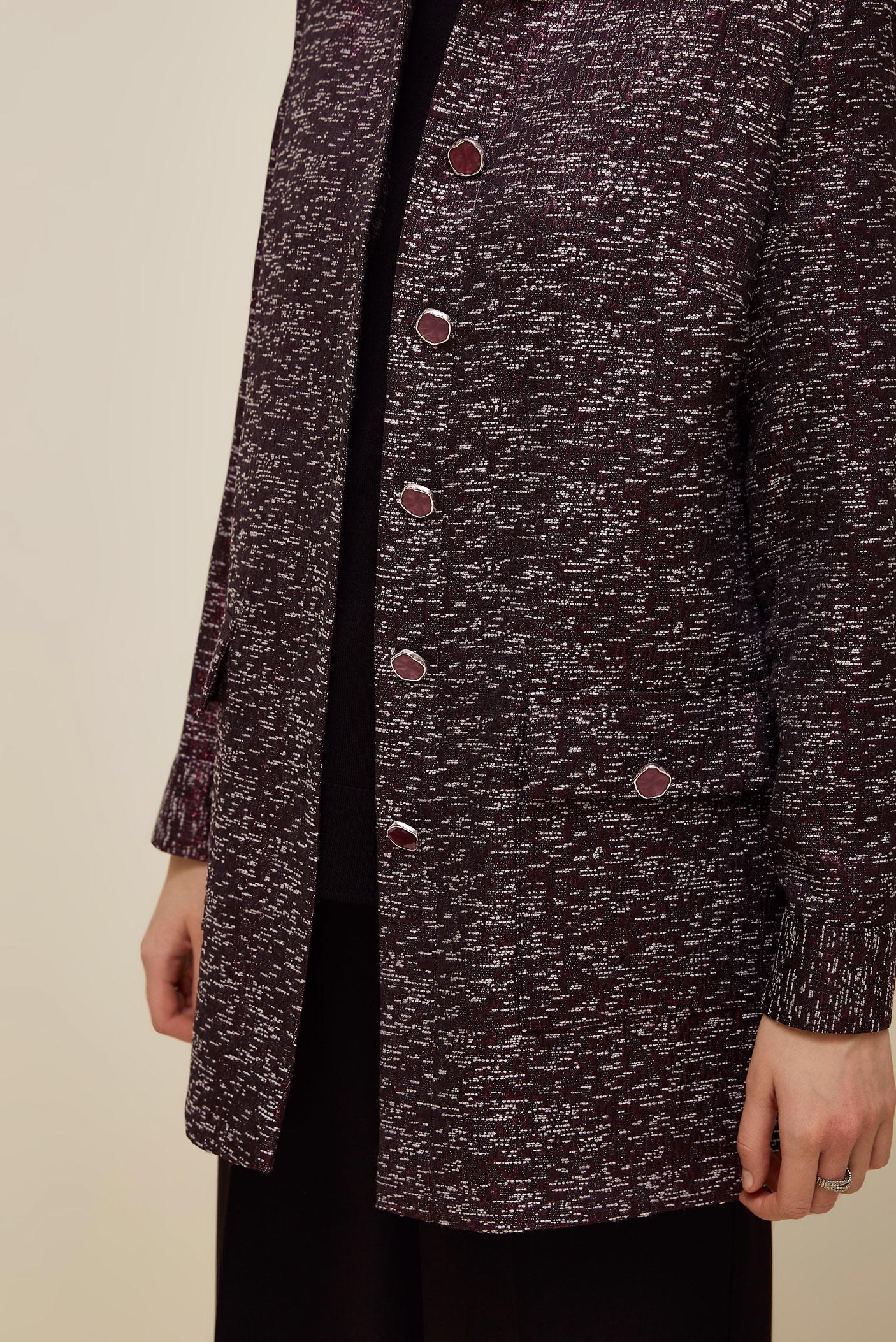 Tesettür giyim MÜRDÜM JAKAR CEKET 45938