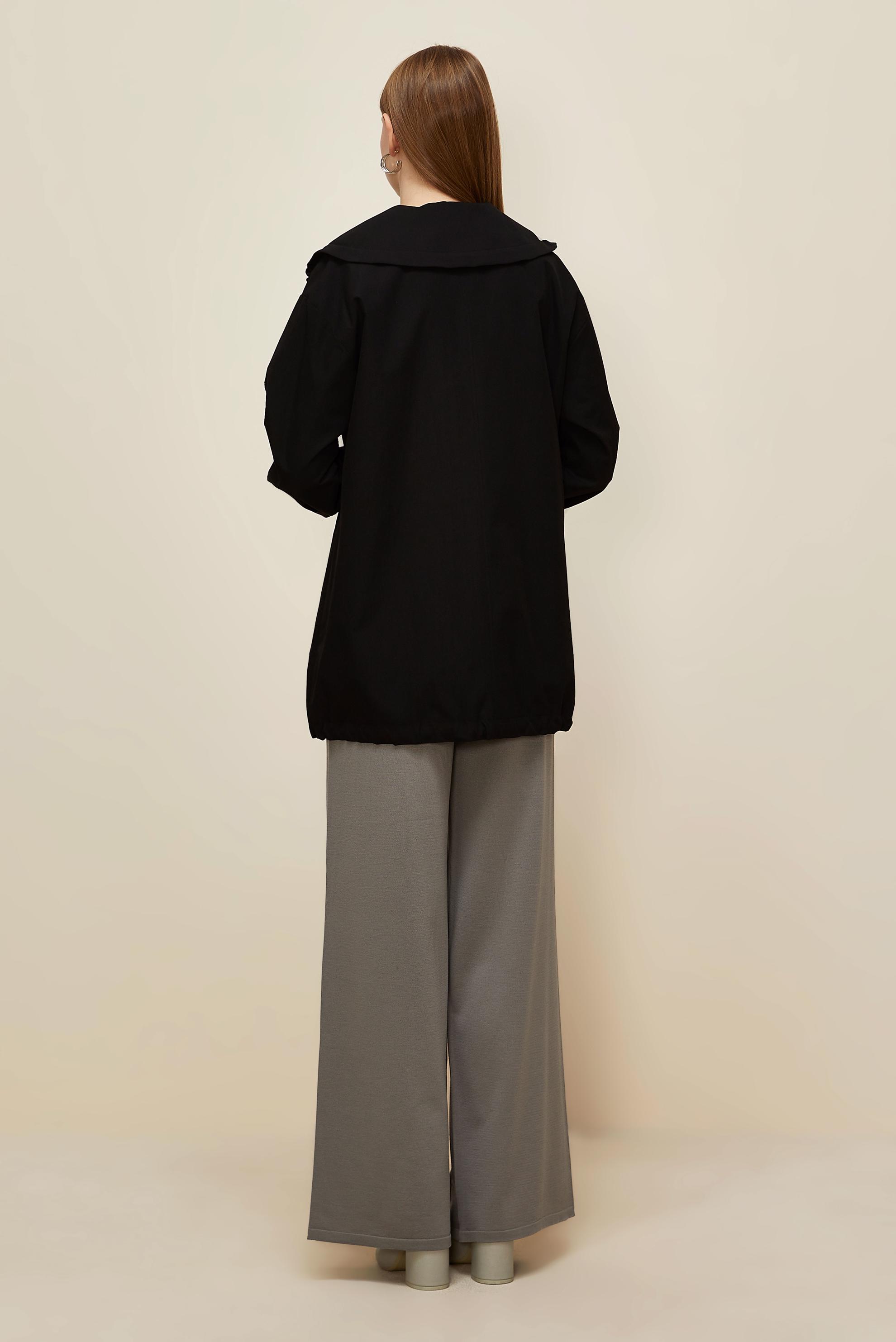 Hijab clothing BLACK SMOCKED JACKET 45982