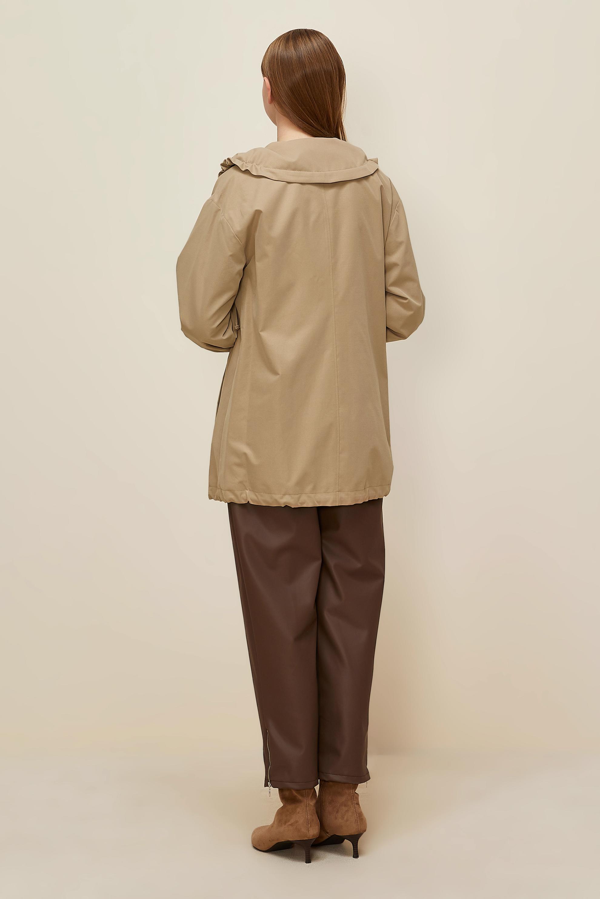 Hijab clothing BROWN SMOCKED JACKET 45982