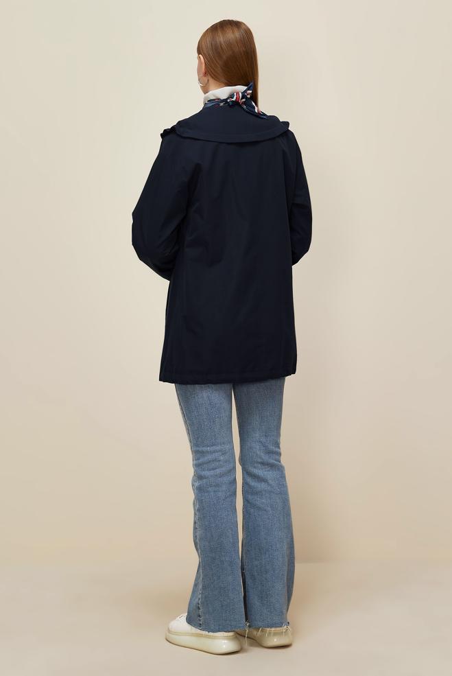 Tesettür giyim LACİVERT BÜZGÜLÜ GİY ÇIK 45982 - ALVİNA