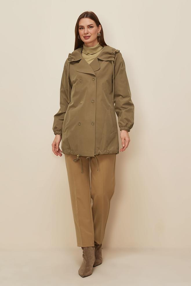 Tesettür giyim KAHVE 45982 FLORANCE 427 GİY ÇIK 38-44 TEK 40 - ALVİNA