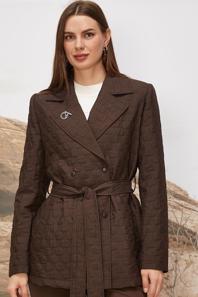 Hijab clothing BROWN 46000 KAPİTONE 5058 CEKET 38-44 TEK40 - ALVİNA