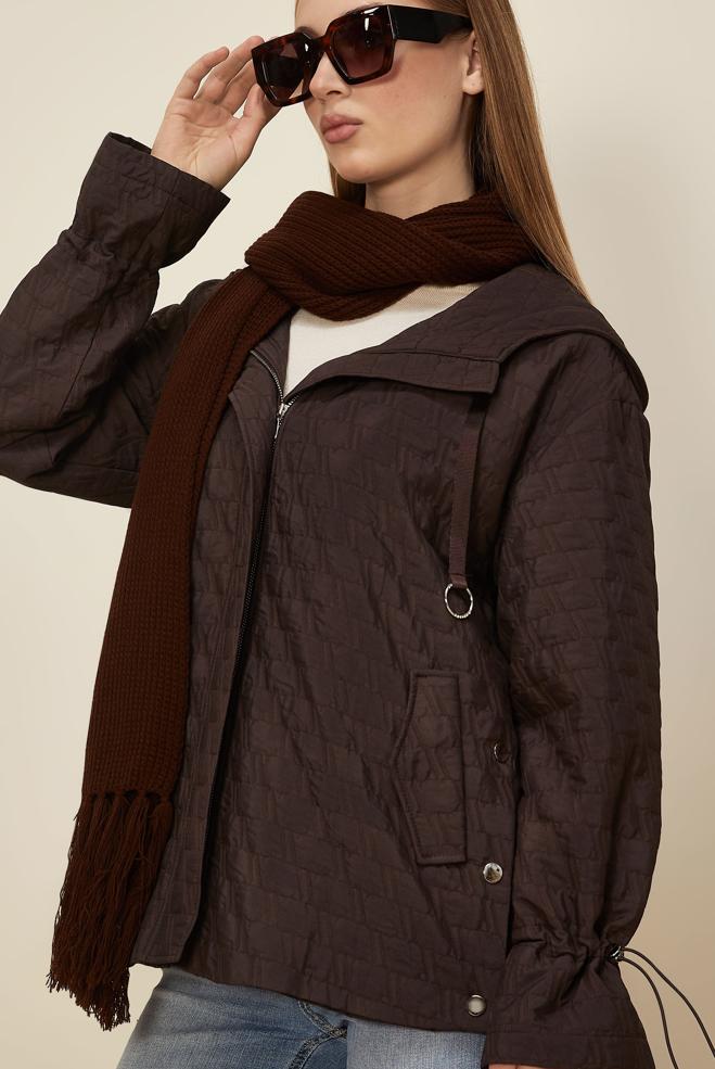 Hijab clothing BROWN 46005 KAPİTONE 5058 CEKET 38-42 TEK 40 - ALVİNA