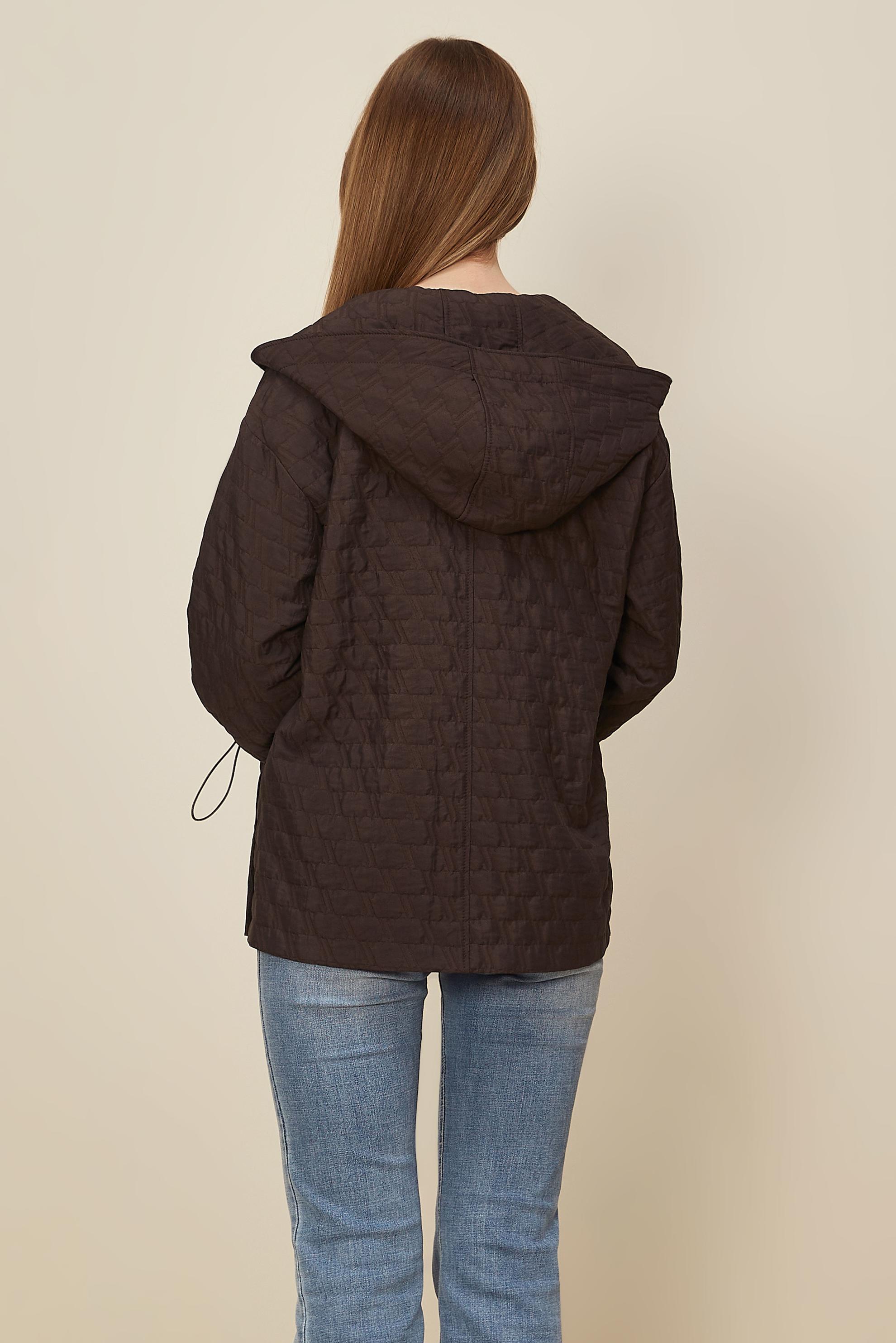 Hijab clothing BROWN QUILTED JACKET 46005