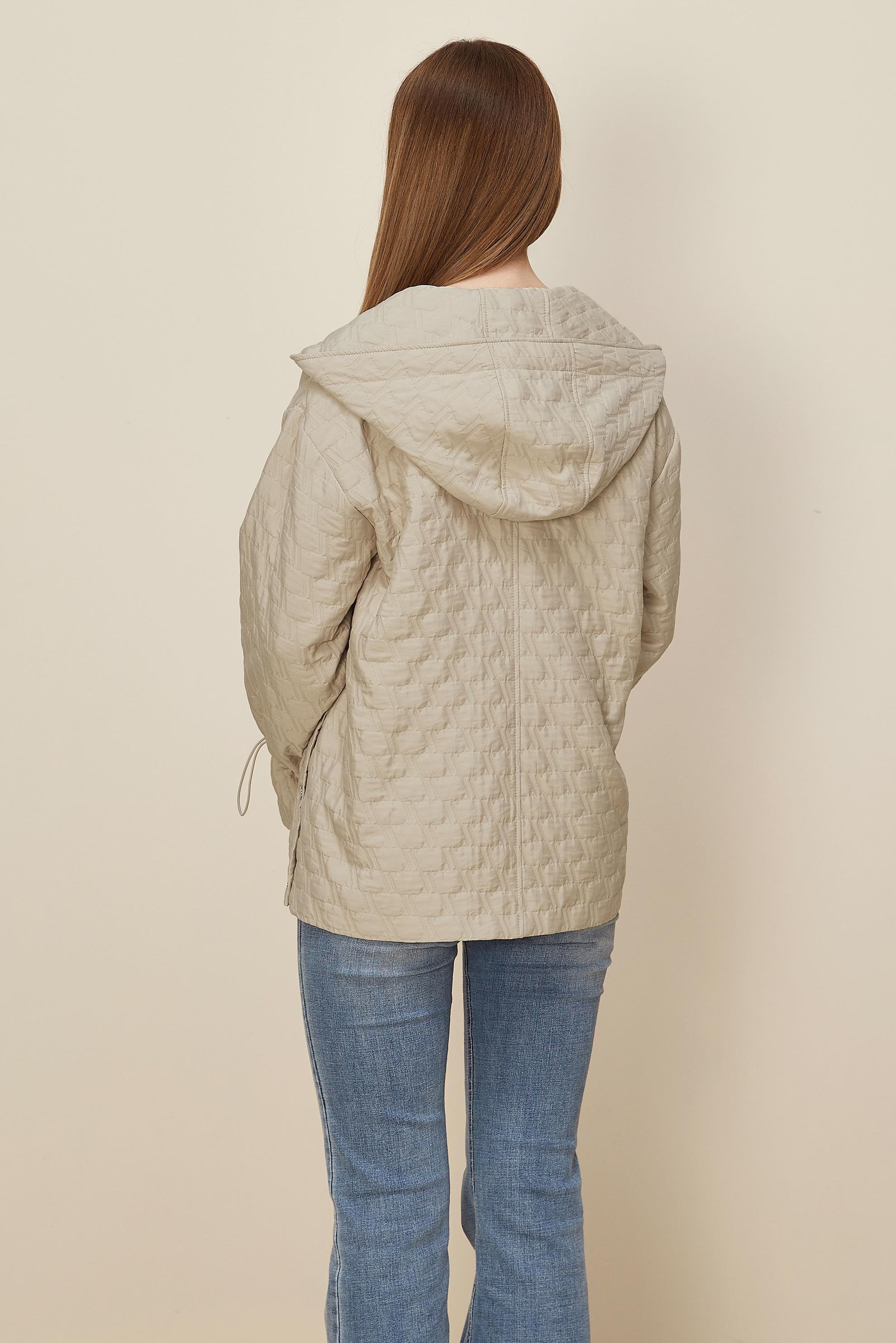 Hijab clothing BEIGE QUILTED JACKET 46005