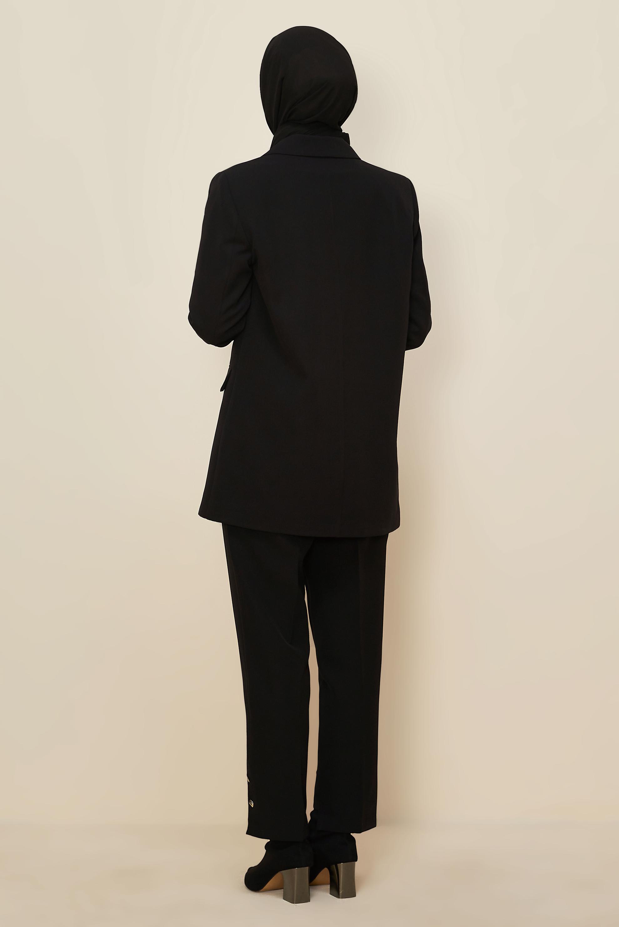 Hijab clothing BLACK BLAZER JACKET 46191