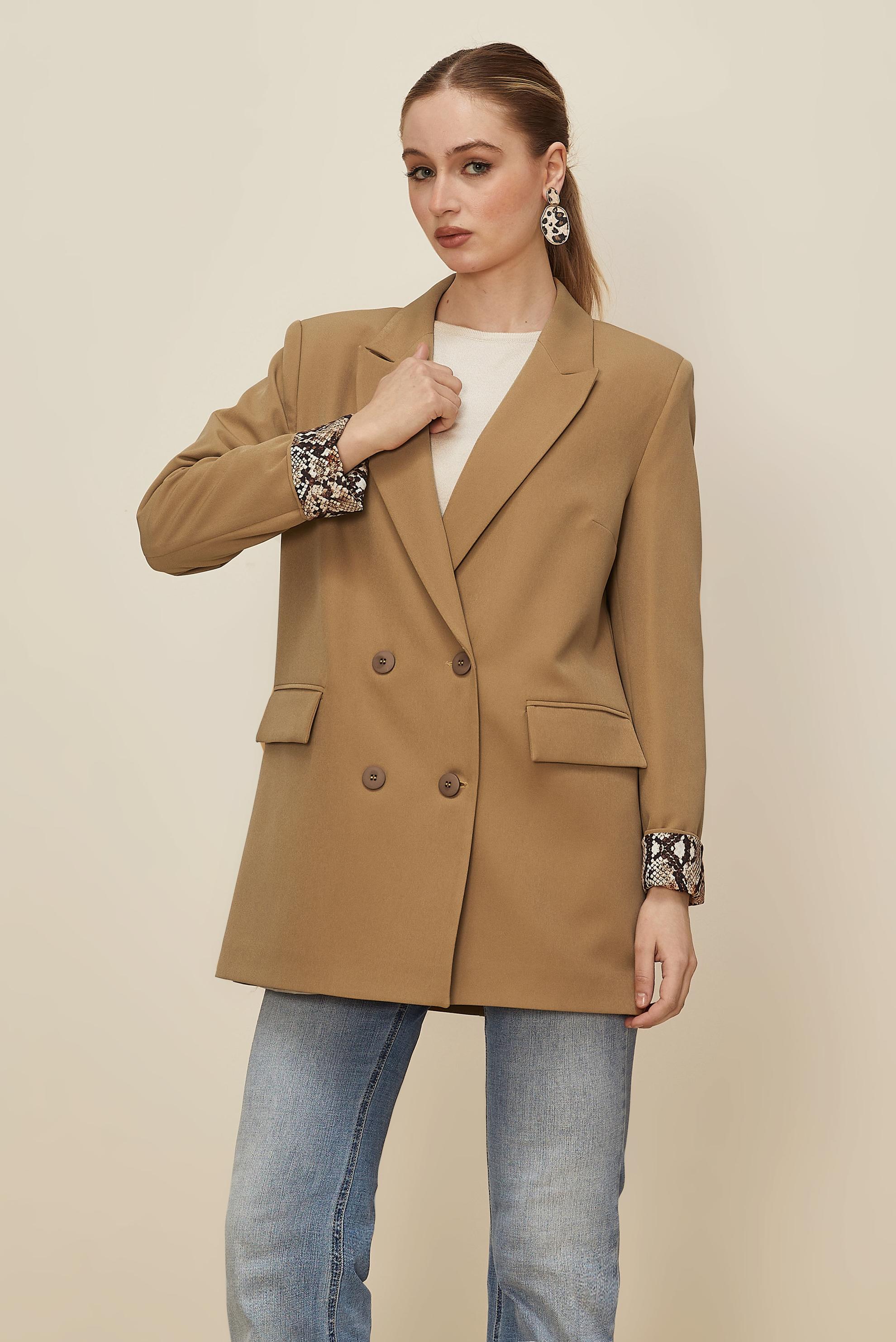 Hijab clothing BEIGE BLAZER JACKET 46191