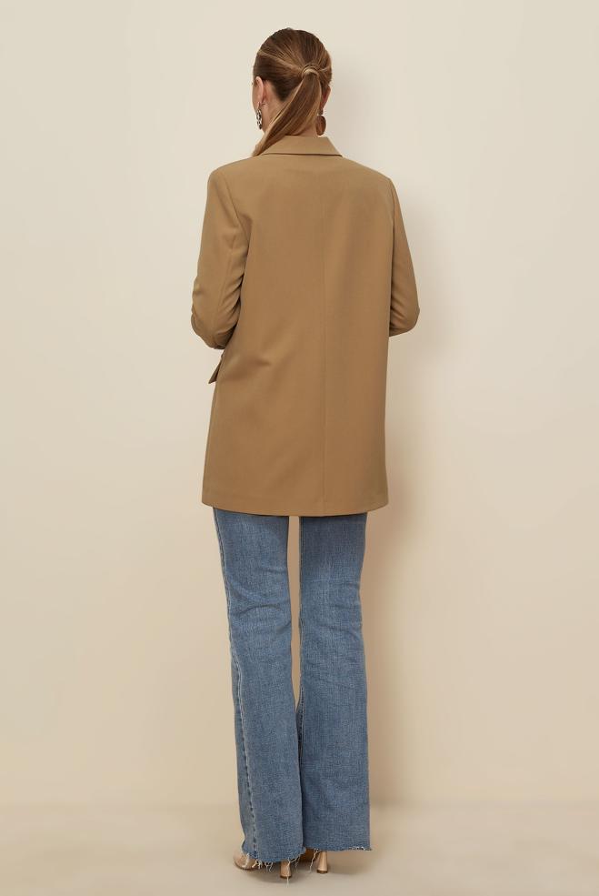 Hijab clothing BEIGE 46191 4102 CEKET 38-46 TEK 40 - ALVİNA