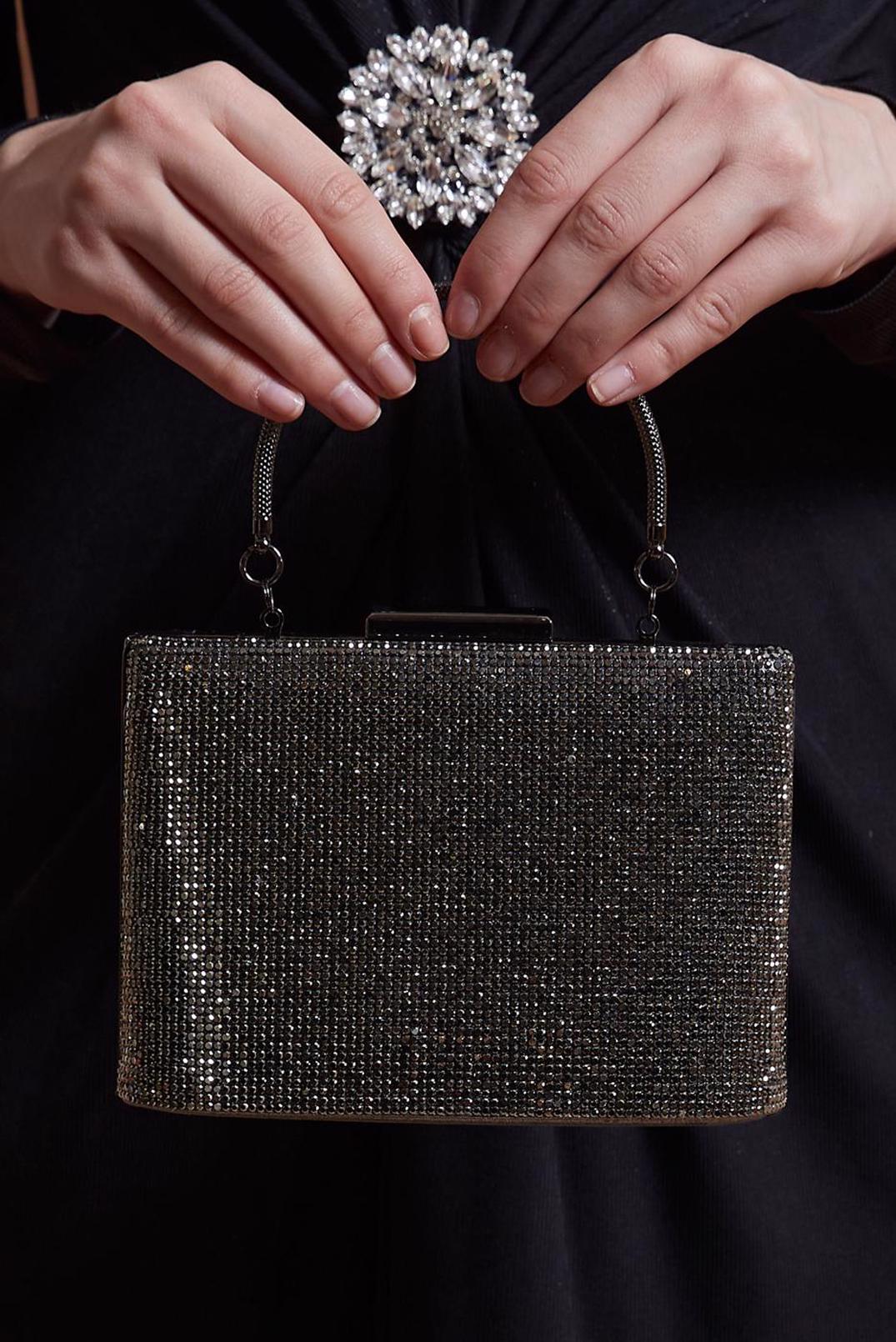 Tesettür giyim BEJ ALVİNA TAŞLI ÇANTA 0380