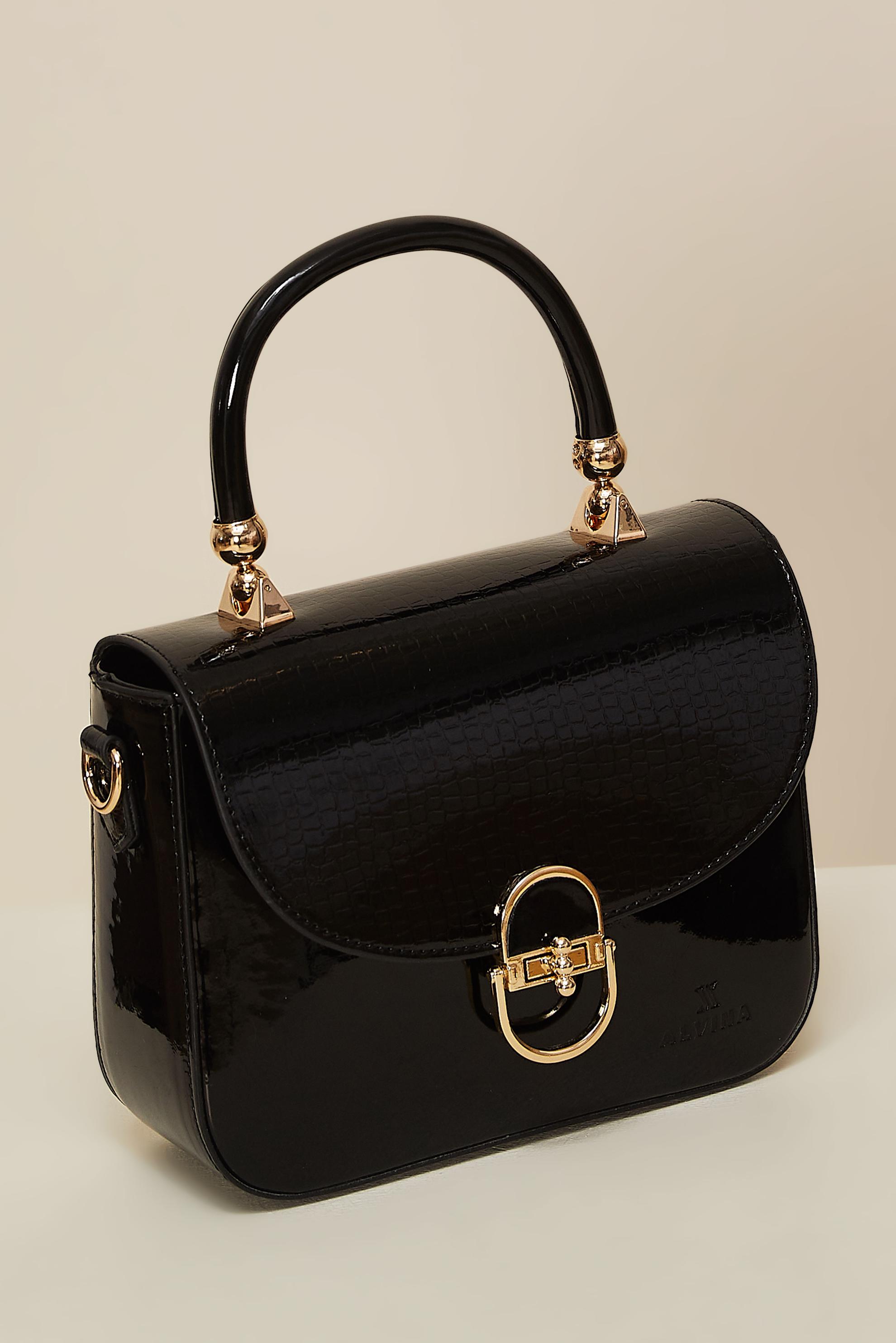 Vêtements hijab NOIR ALVINA SAC TEXTURÉ BRILLANT 1218