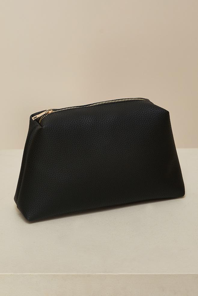 Hijab clothing BLACK ALVINA FAUX-LEATHER SHOULDER BAG 1286 - ALVİNA