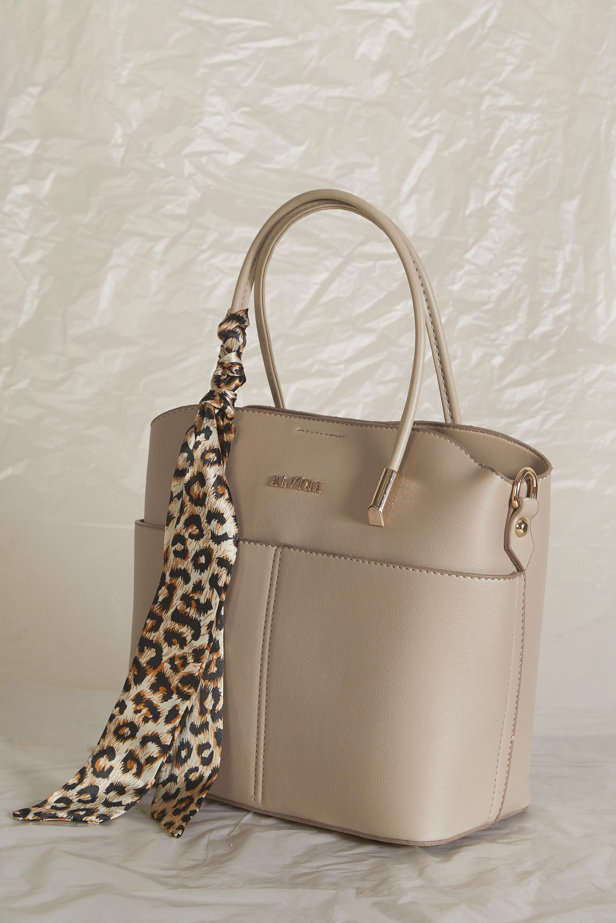 Tesettür giyim VİZON ALVİNA ÇANTA 2147