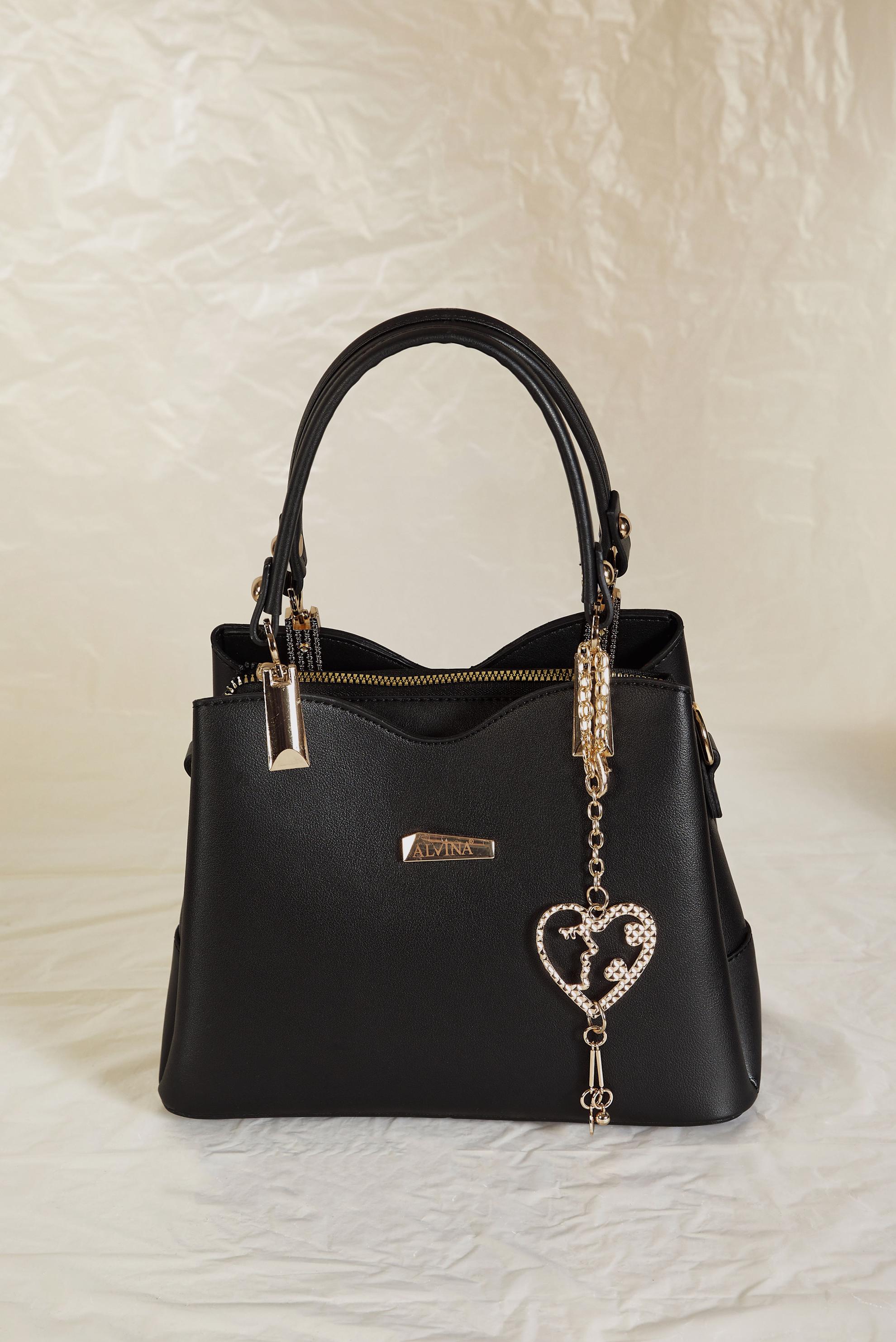 Tesettür giyim SİYAH ALVİNA AKSESUAR DETAYLI ÇANTA 2184