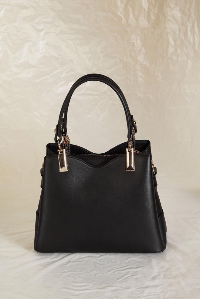 Tesettür giyim SİYAH ALVİNA AKSESUAR DETAYLI ÇANTA 2184 - ALVİNA