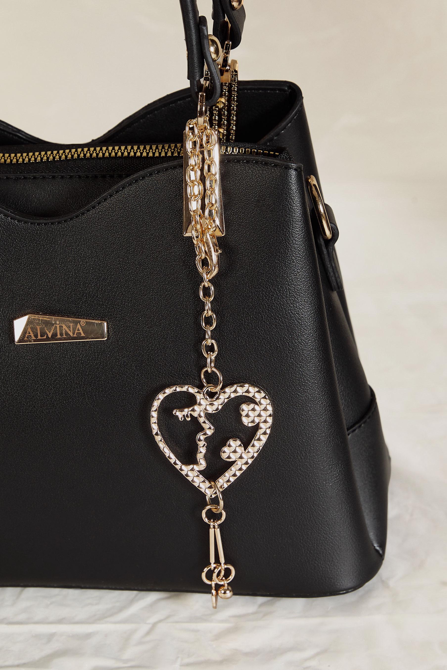 Tesettür giyim SİYAH ALVİNA AKSESUAR DETAYLI ÇANTA 2184