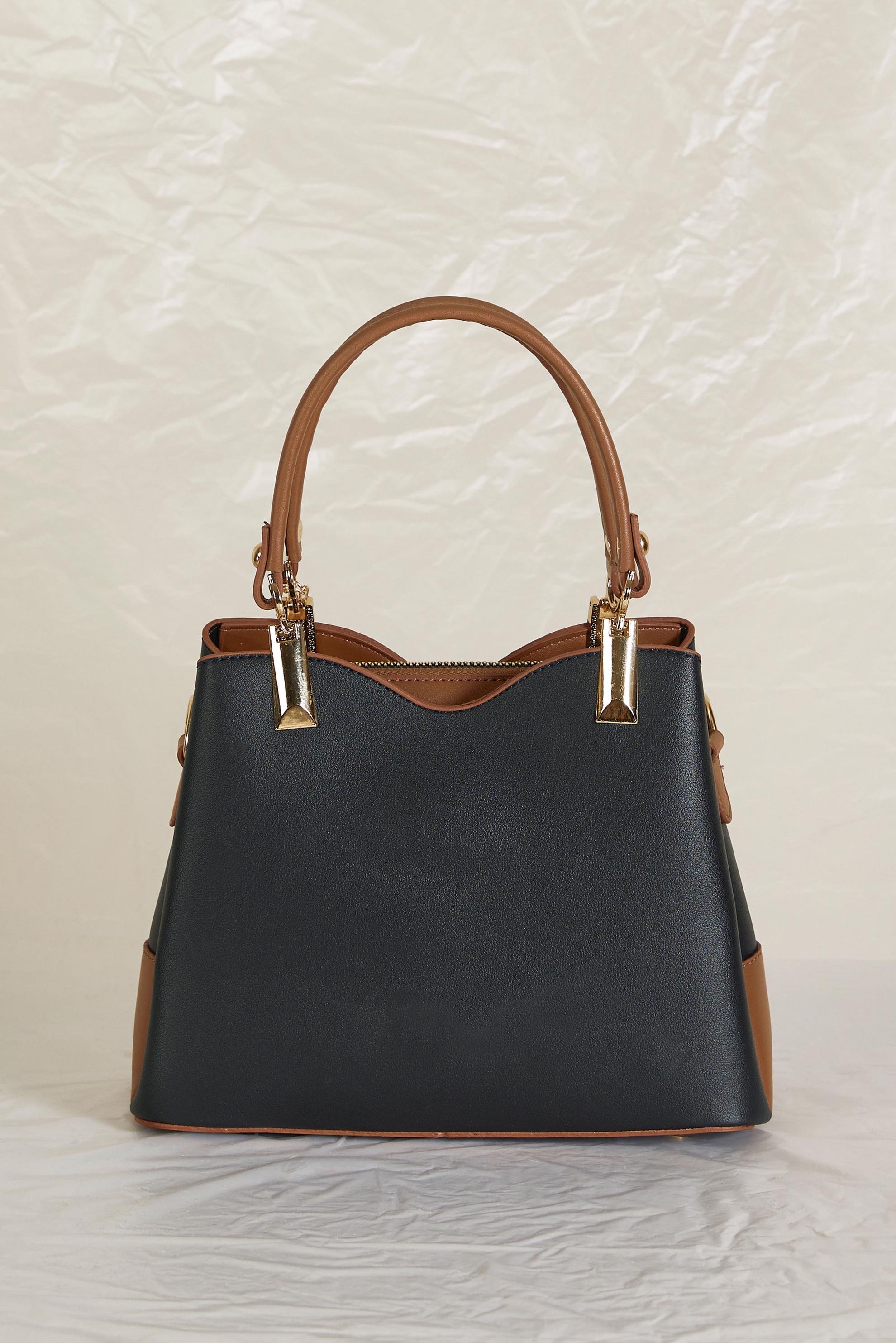 Tesettür giyim LACİVERT ALVİNA AKSESUAR DETAYLI ÇANTA 2184