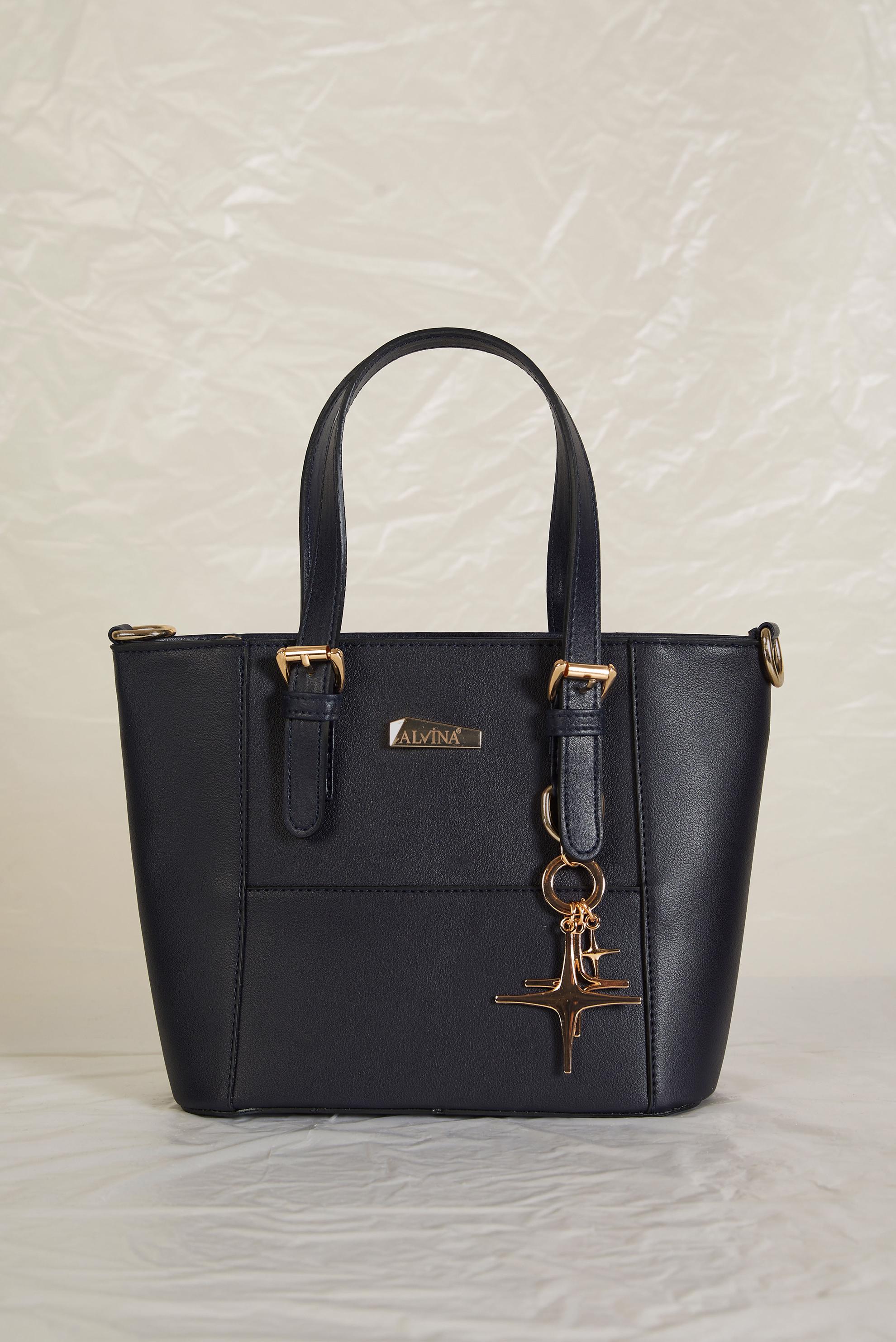 Vêtements hijab BLEU MARINE ALVINA ACCESSOIRE SAC EN SIMILICUIR DÉTAILLÉ 2192