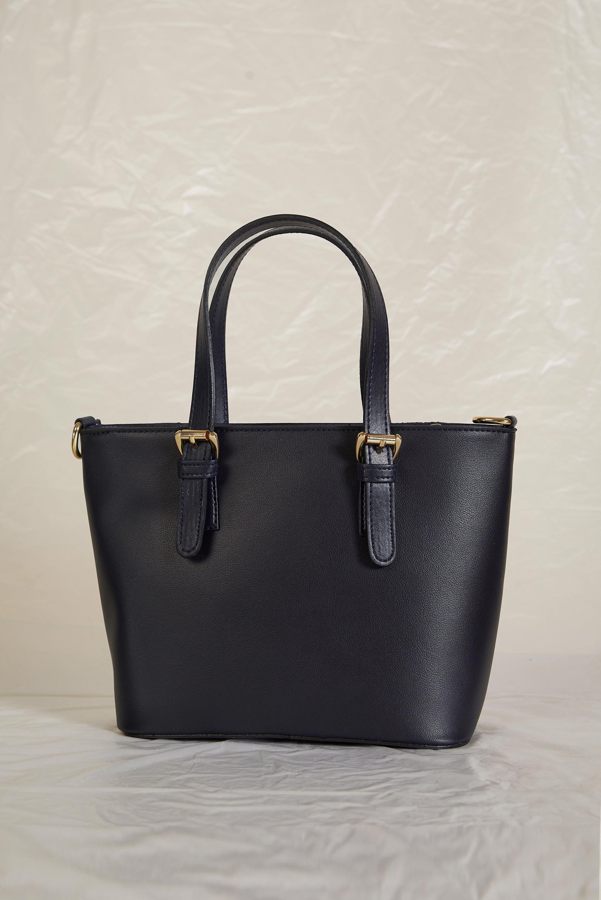 Vêtements hijab BLEU MARINE ALVINA ACCESSOIRE SAC EN SIMILICUIR DÉTAILLÉ 2192