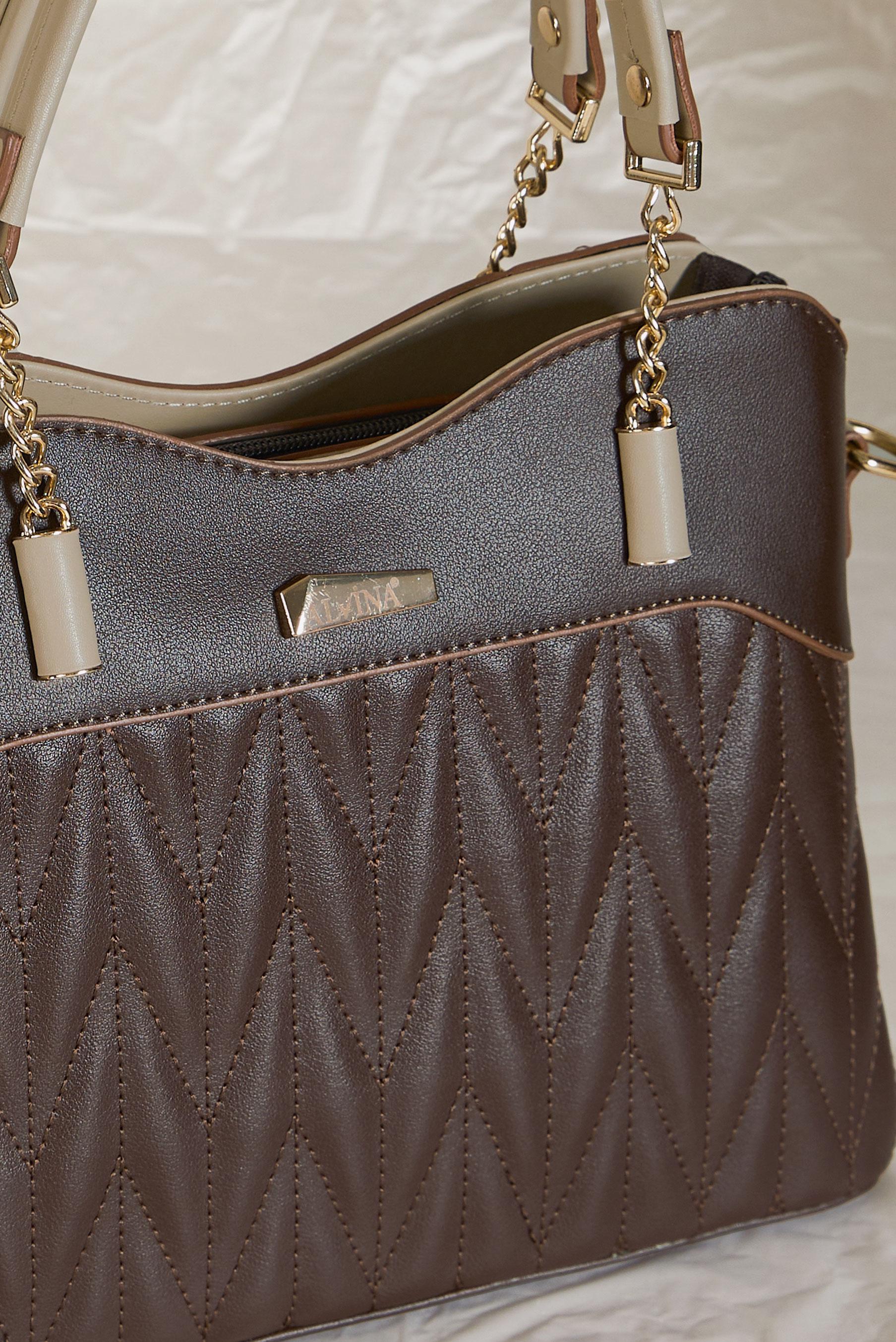 Vêtements hijab BRUN ALVINA SAC À BANDOULIÈRE EN CHAÎNE 2200