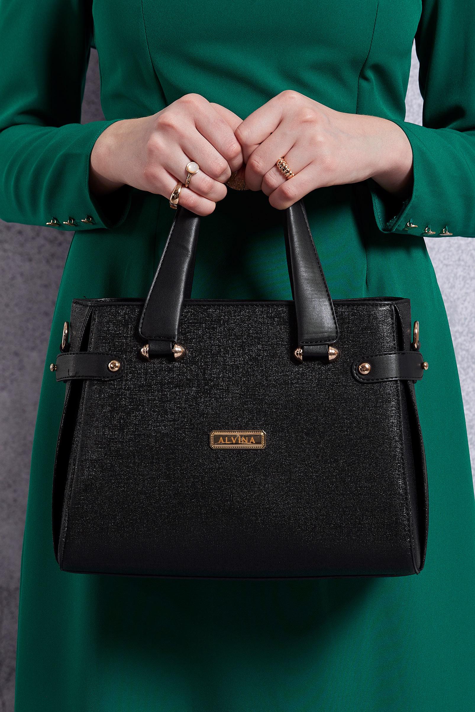 Tesettür giyim SİYAH ALVİNA ÇANTA 2207