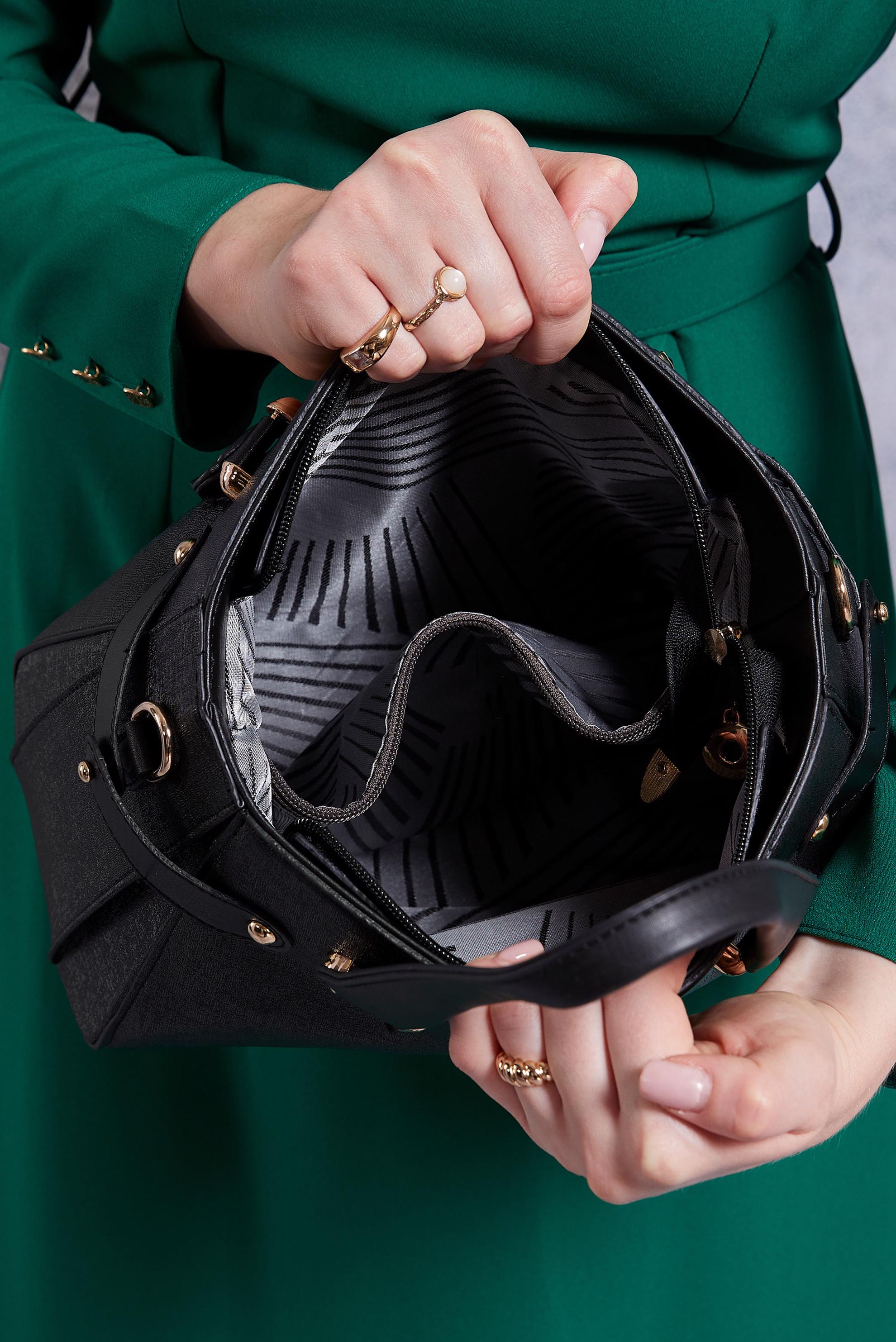 Tesettür giyim SİYAH ALVİNA ÇANTA 2207