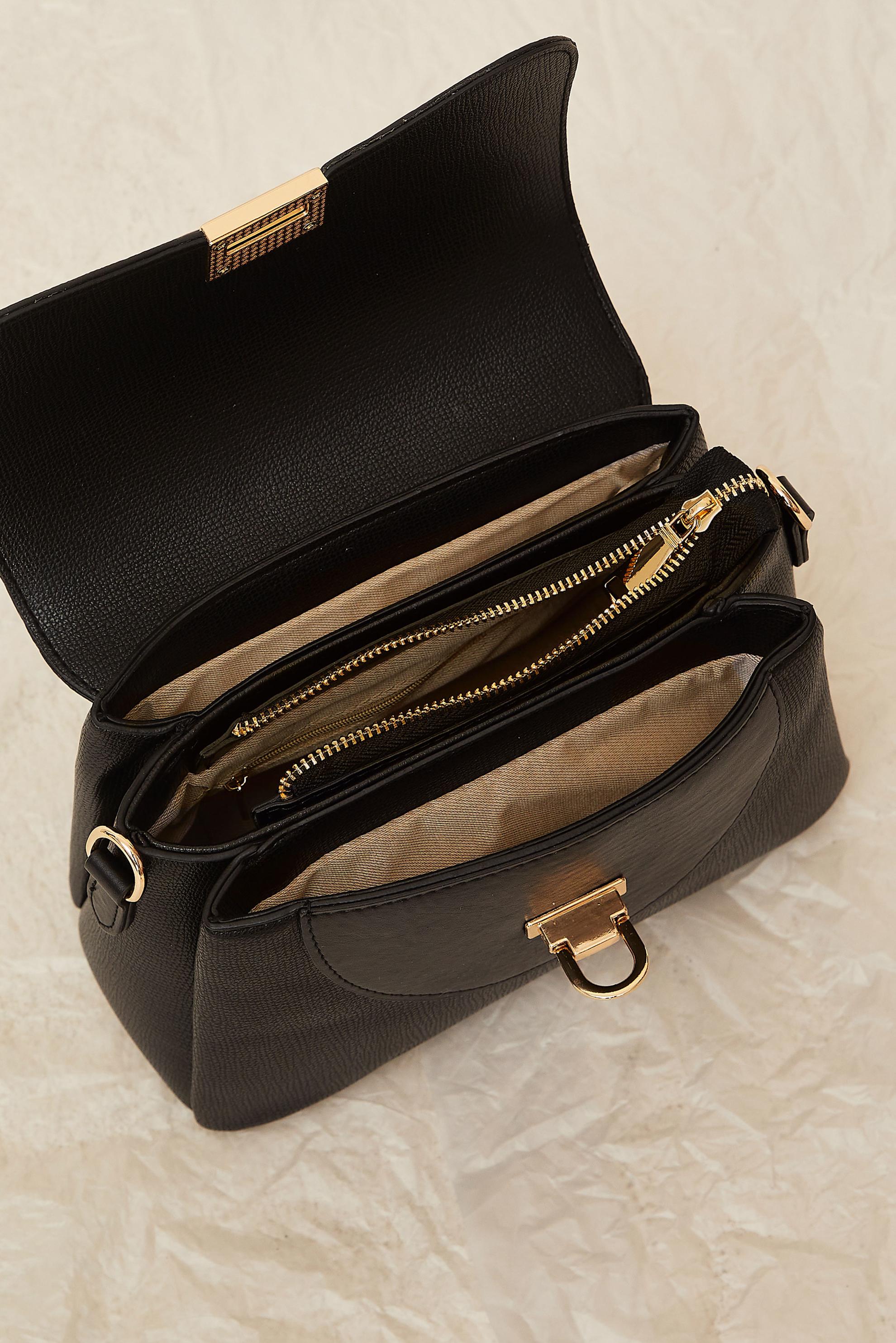 Tesettür giyim SİYAH ALVİNA HASIR DETAYLI ÇANTA 2567