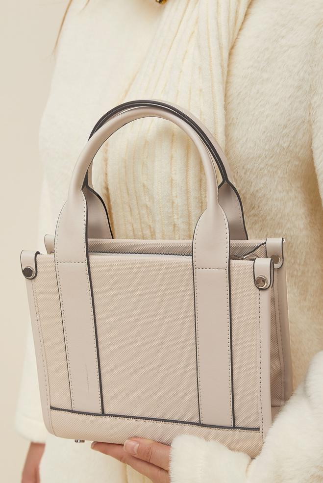 Tesettür giyim BEYAZ 6072 ALVİNA ÇANTA (DZM) - ALVİNA