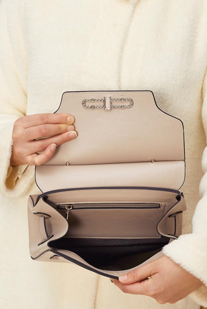 Tesettür giyim BEYAZ 6072 ALVİNA ÇANTA (DZM) - ALVİNA