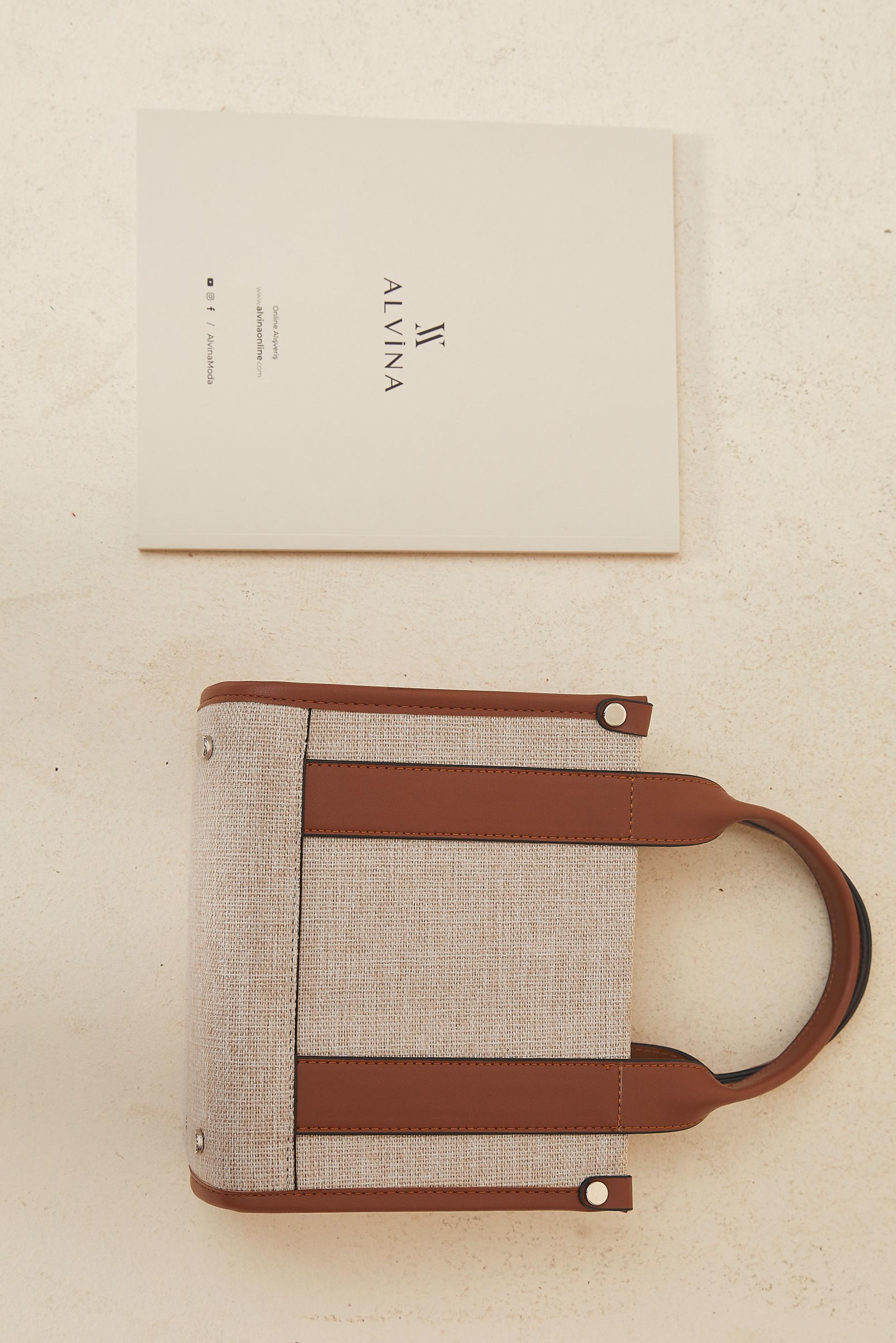 Tesettür giyim VİZON 6072 ALVİNA ÇANTA (DZM)