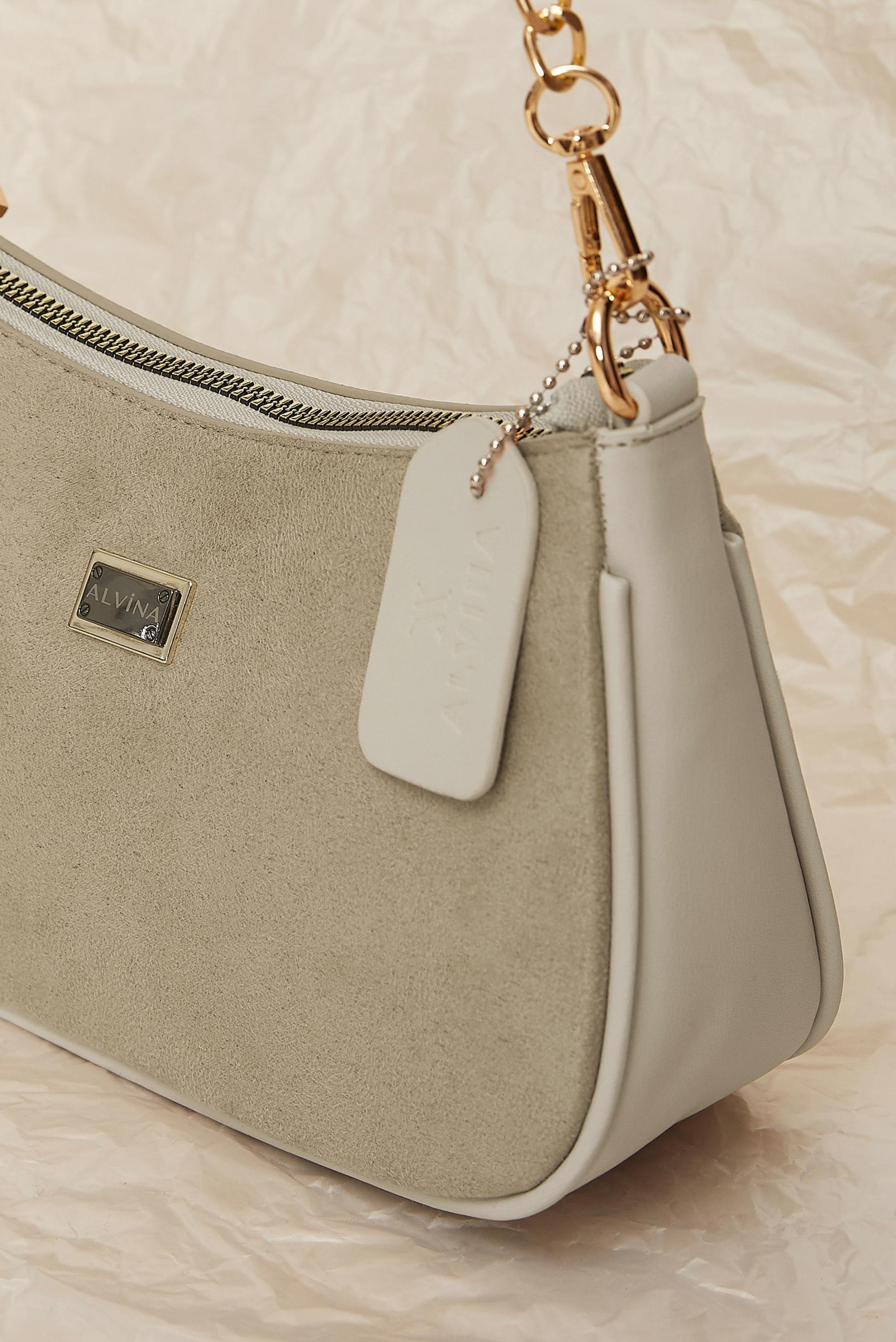 Vêtements hijab VISON ALVINA SAC BAGUETTE EN DAIM 0066