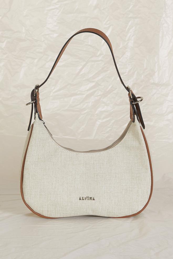 Hijab clothing WHITE ALVINA BAGUETTE BAG 664 - ALVİNA