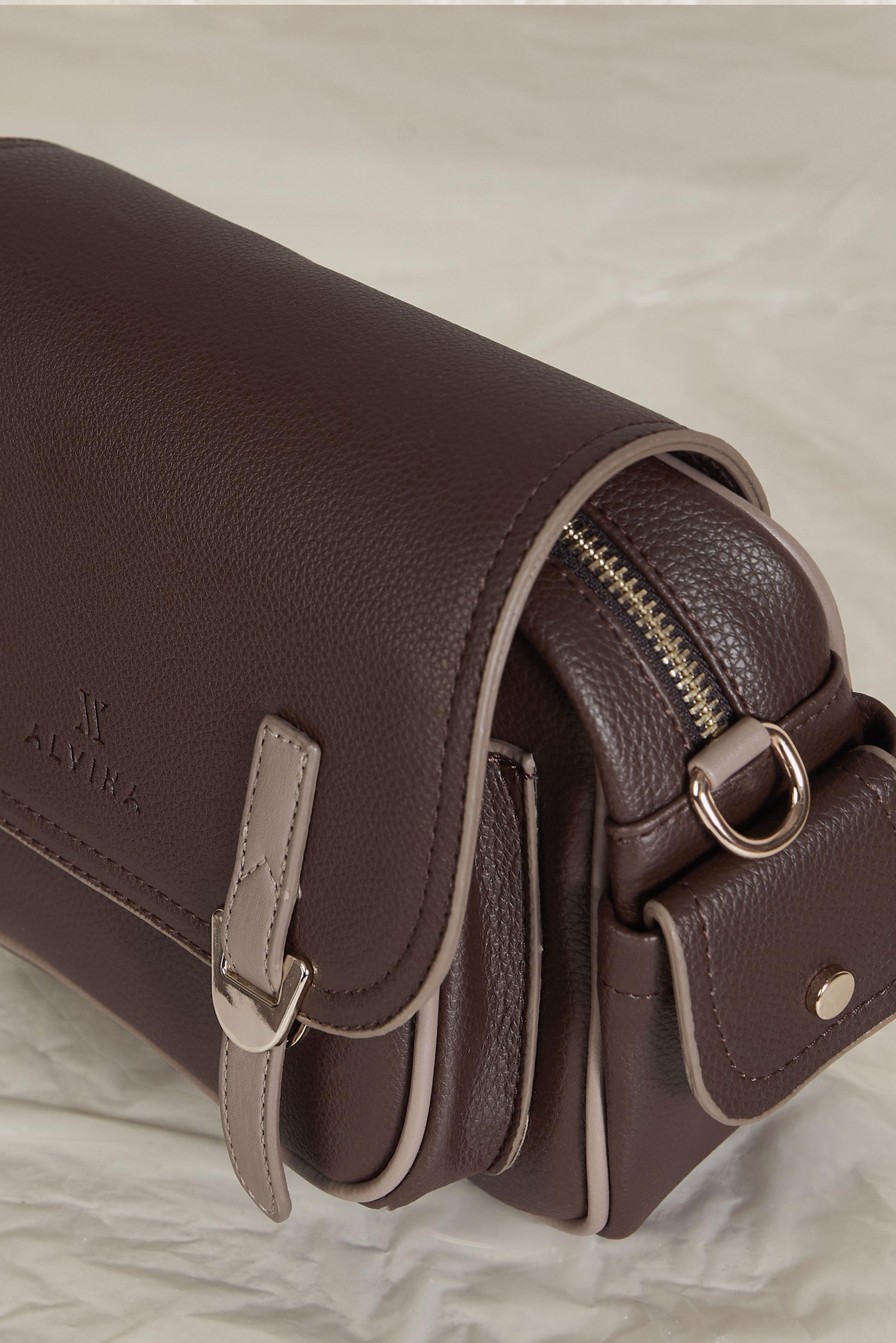 Vêtements hijab BRUN ALVINA SAC DÉTAILLÉ CEINTURE 701