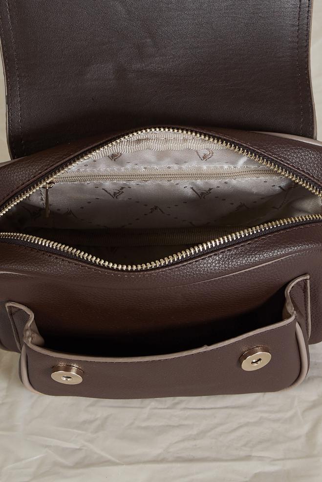 Vêtements hijab BRUN ALVINA SAC DÉTAILLÉ CEINTURE 701 - ALVİNA