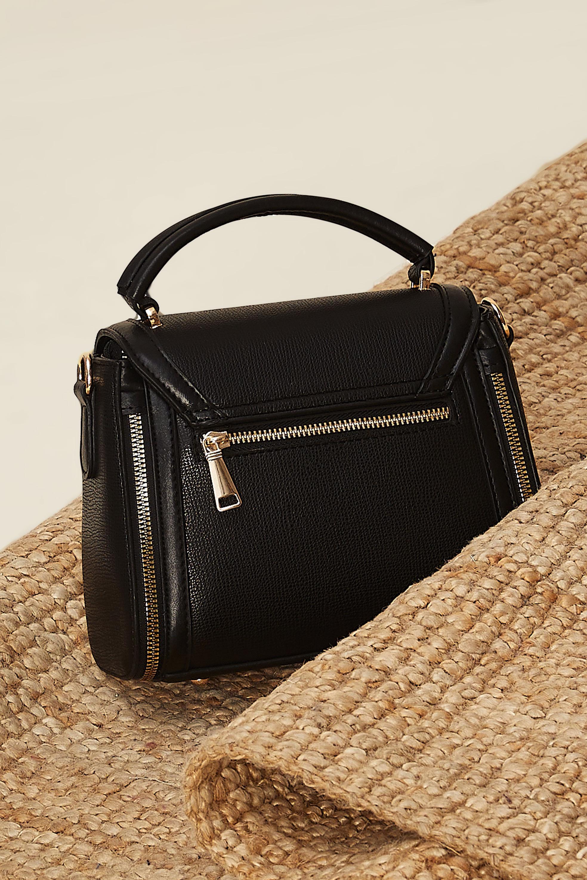 Vêtements hijab NOIR ALVINA MINI SAC ZIPPÉ 709