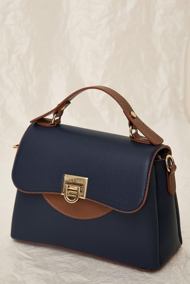 Vêtements hijab BLEU MARINE ALVINA SAC ZIPPÉ 710 - ALVİNA