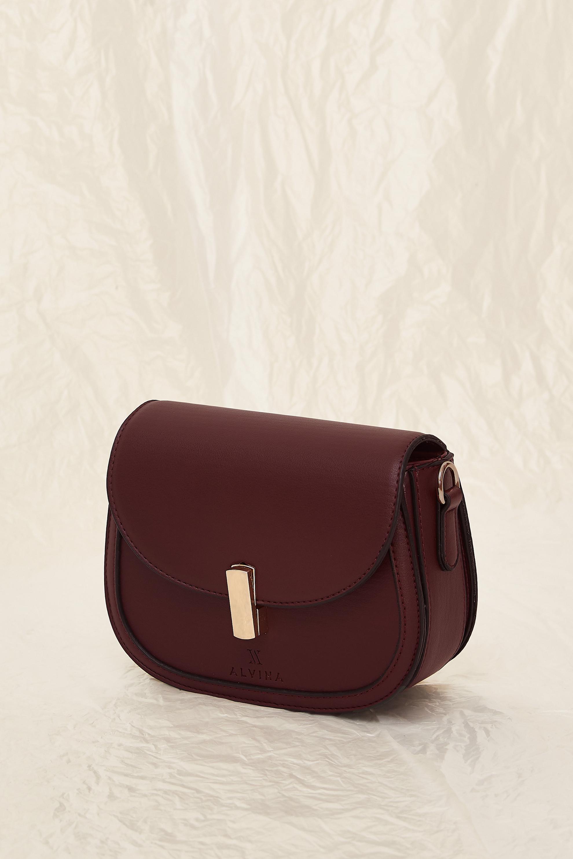 Vêtements hijab ROUGE BORDEAUX 712 ALVİNA ÇANTA (DZM)