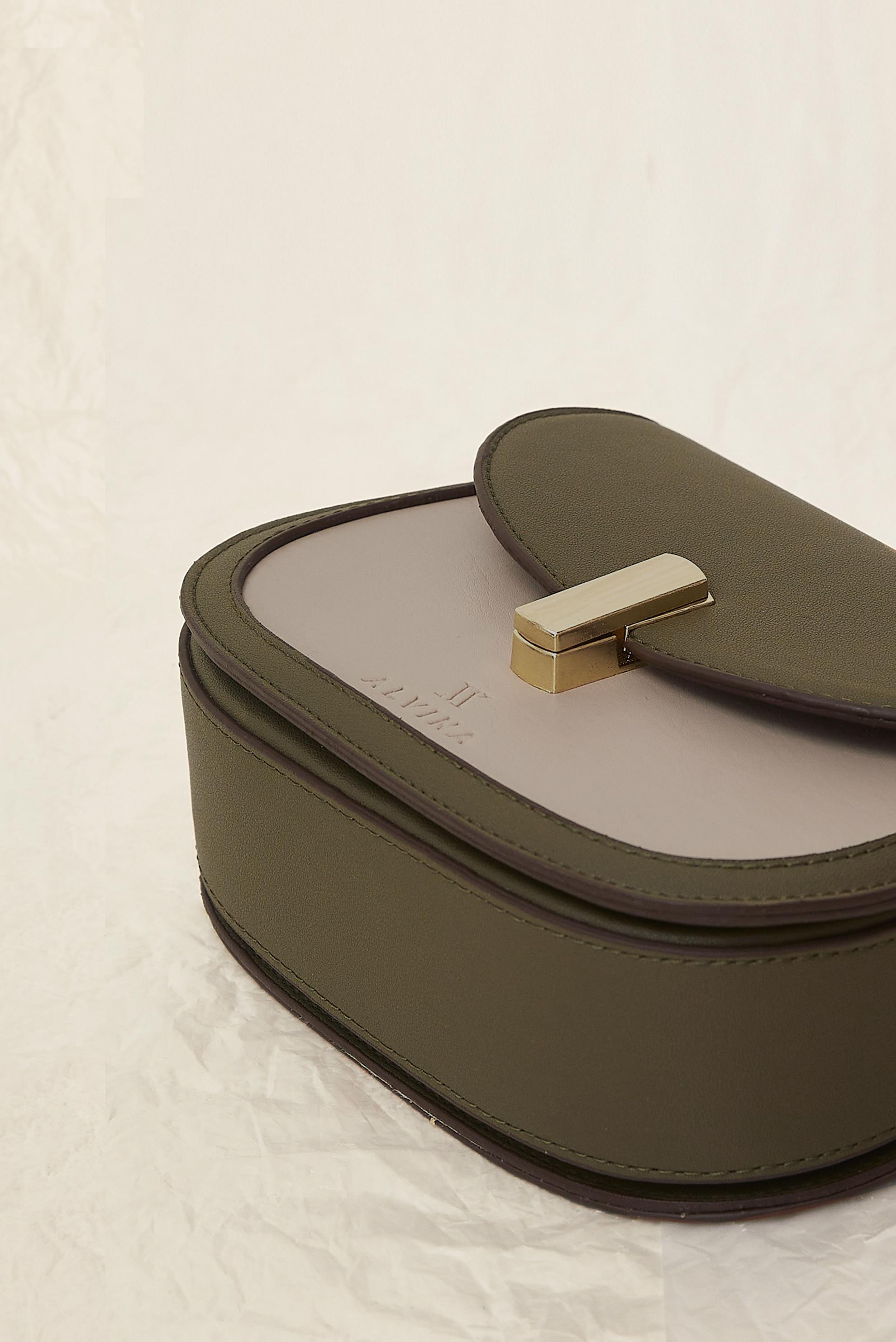 Tesettür giyim HAKİ ALVİNA OMUZ ÇANTASI 712