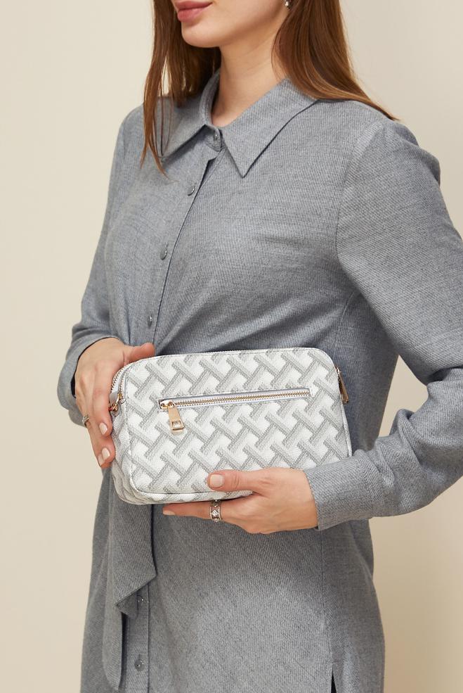 Hijab clothing GREY ALVINA PATTERNED BAG 713 - ALVİNA
