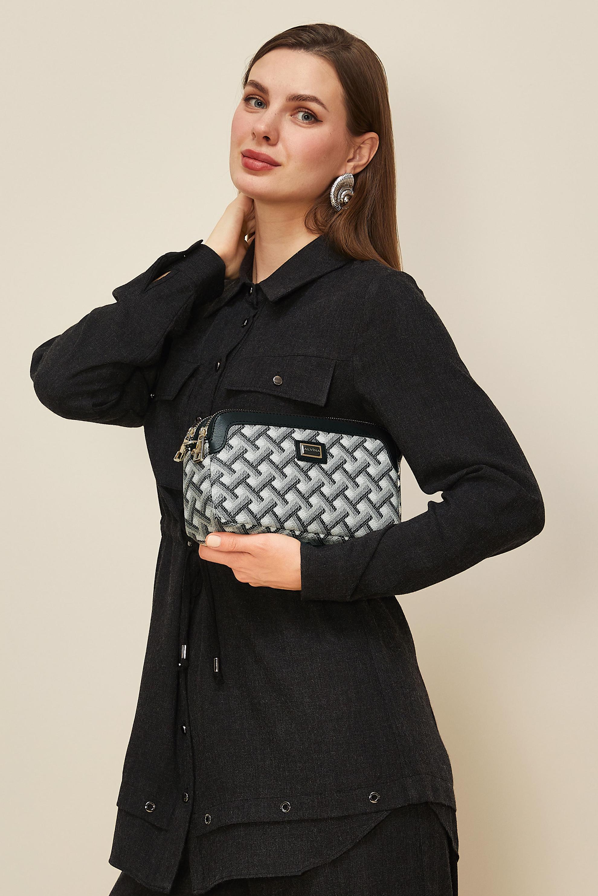 Vêtements hijab BEIGE ALVINA SAC À MOTIFS 713