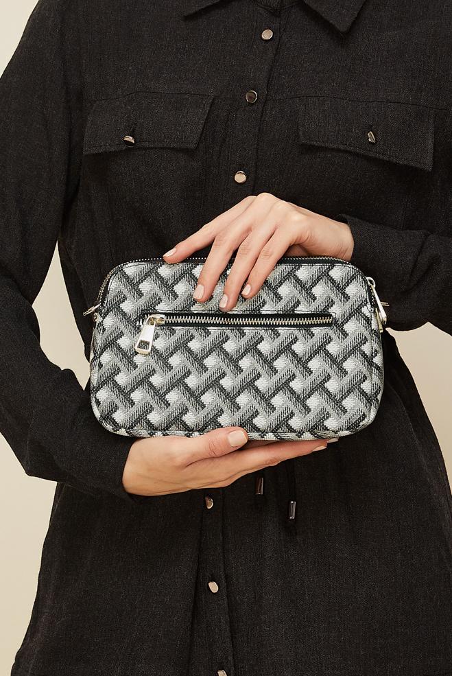 Vêtements hijab BEIGE ALVINA SAC À MOTIFS 713 - ALVİNA