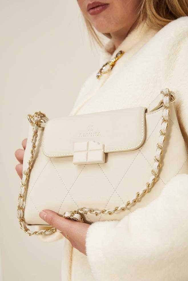 Vêtements hijab BLANC ALVINA SAC 718 - ALVİNA