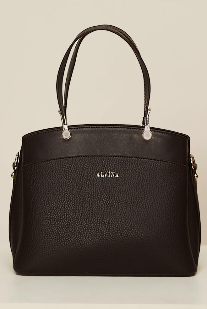 Vêtements hijab BRUN SAC ALVINA EN SIMILICUIR 832 - ALVİNA